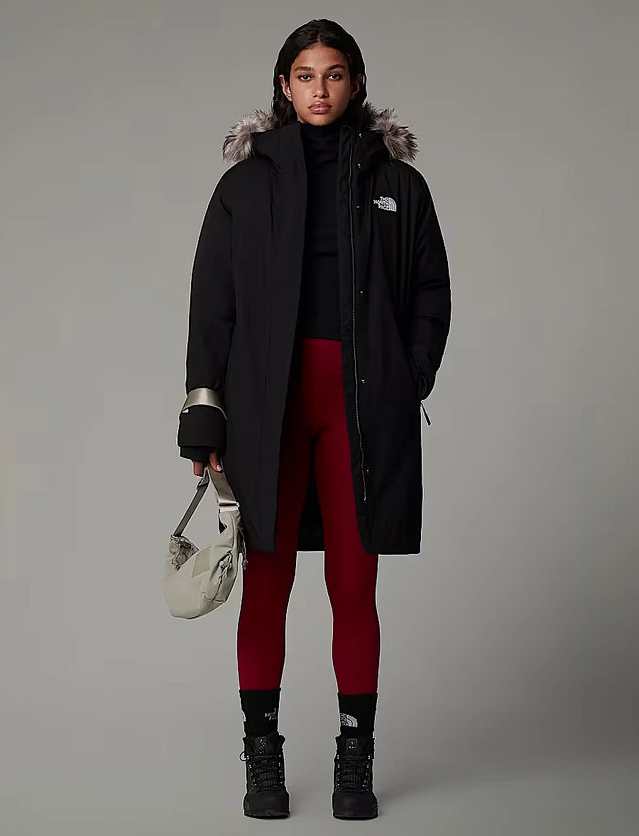 The North Face - W ARCTIC PARKA - jakker - tnf black-npf - 3