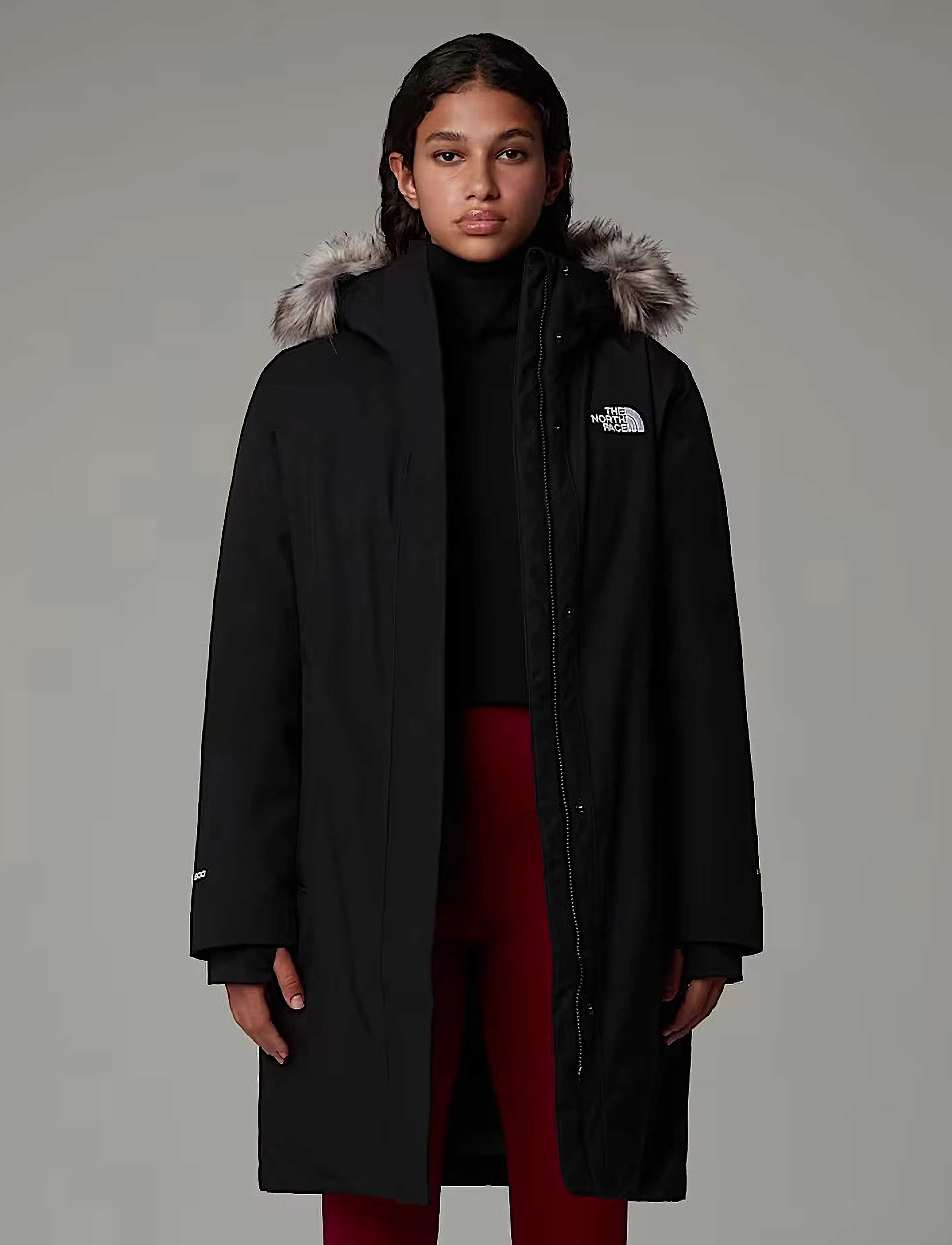 The North Face - W ARCTIC PARKA - jakker - tnf black-npf - 5