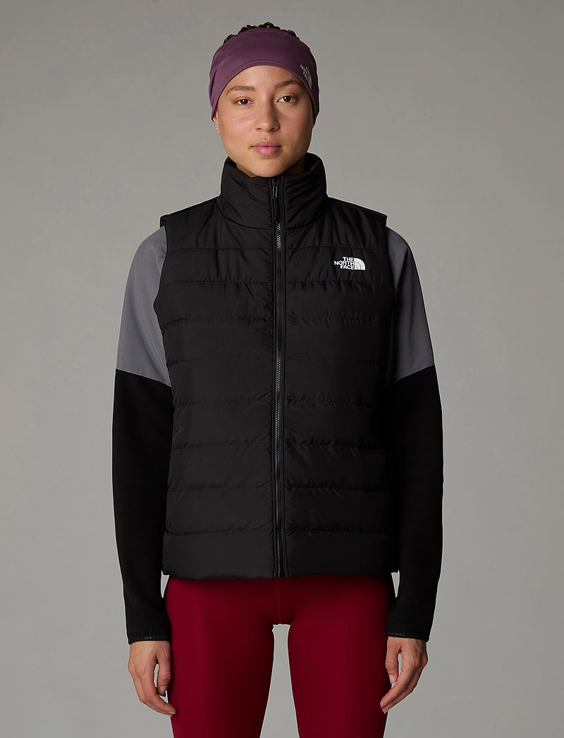 The North Face - W ACONCAGUA 3 VEST - ulkovaatteet - black - 0