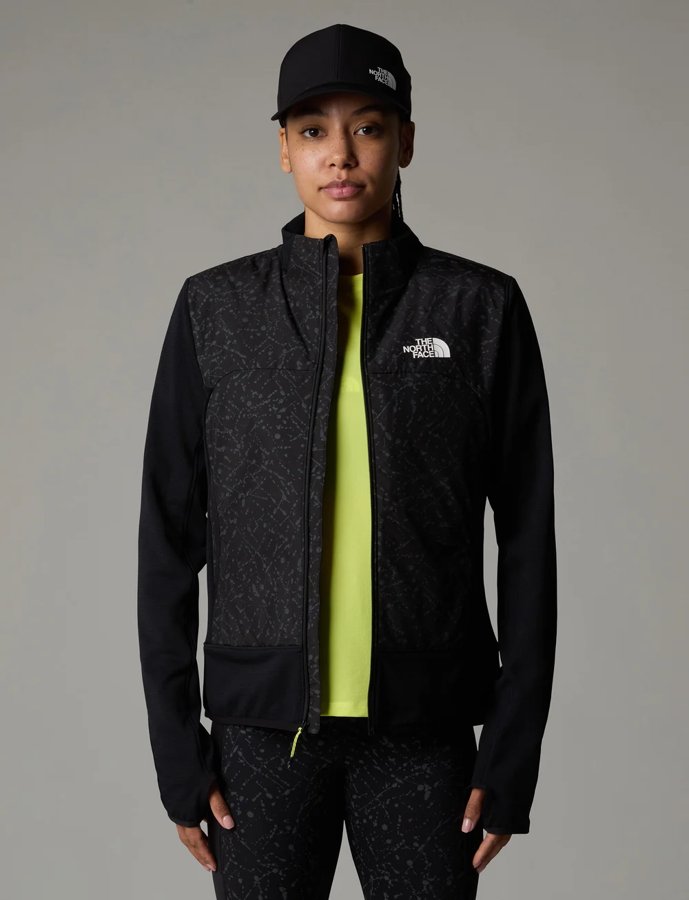 Black winter coat north face shop