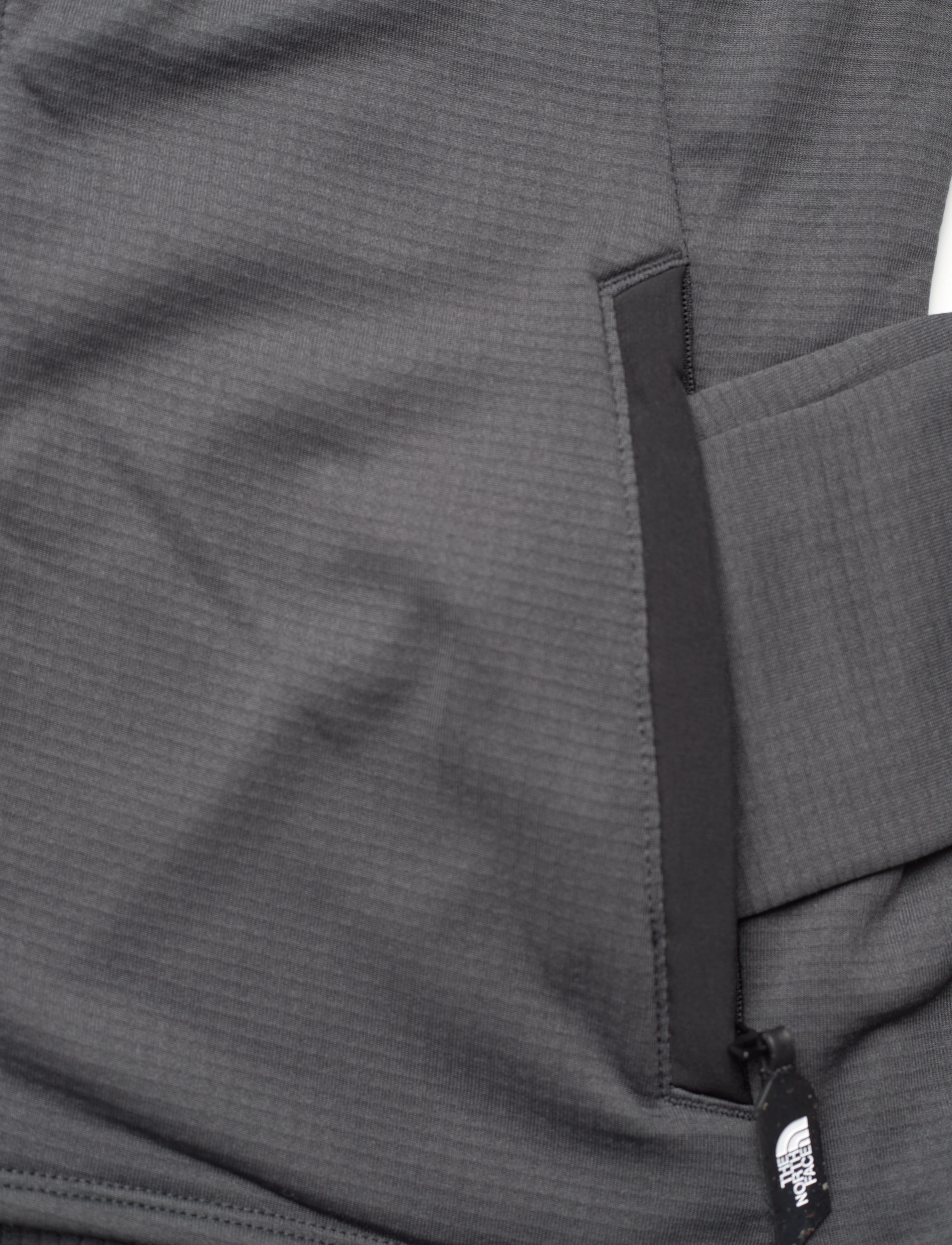 The North Face - W MIDDLE ROCK FZ FLEECE - asphalt grey/tnf black - 3