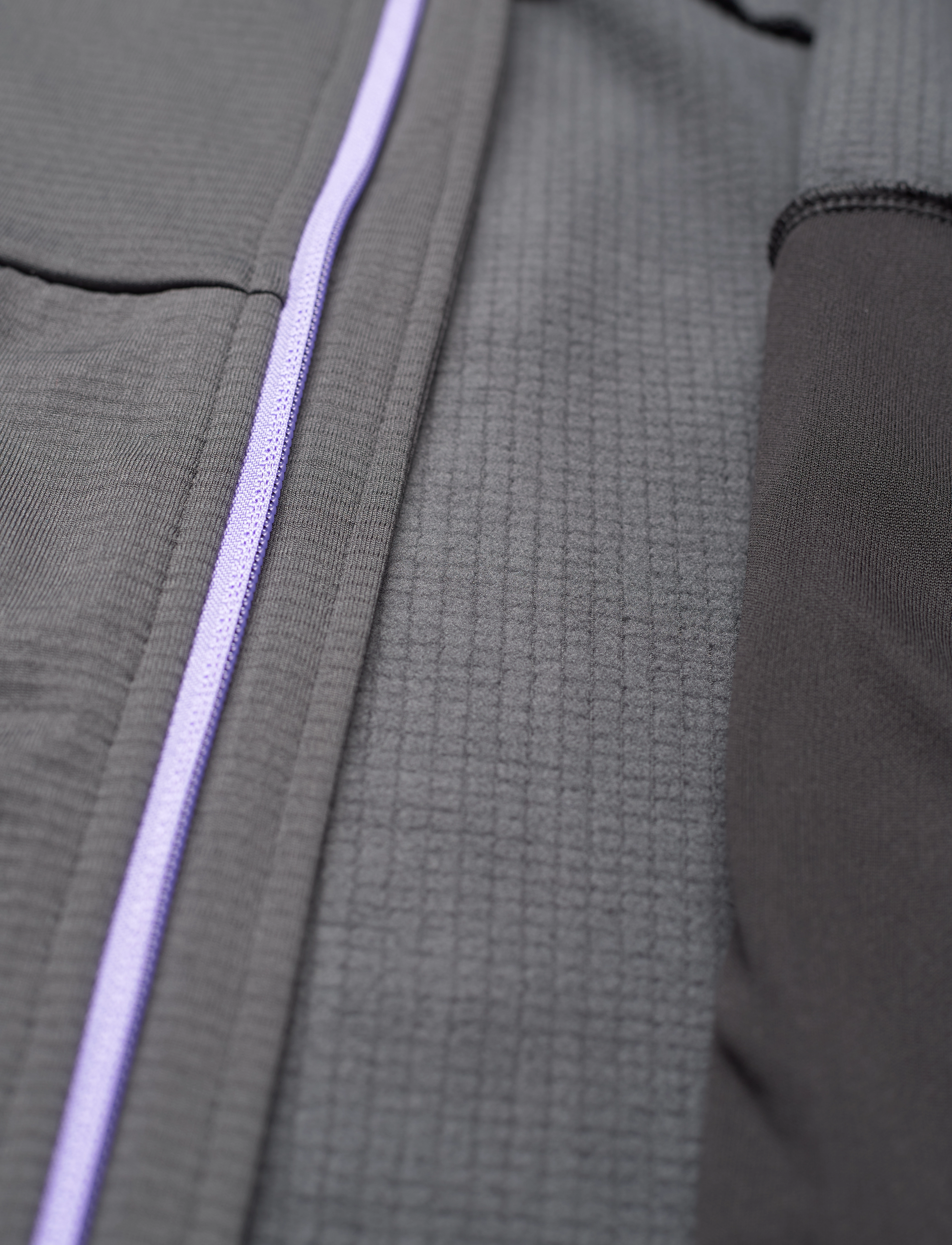 The North Face - W MIDDLE ROCK FZ FLEECE - asphalt grey/tnf black - 4