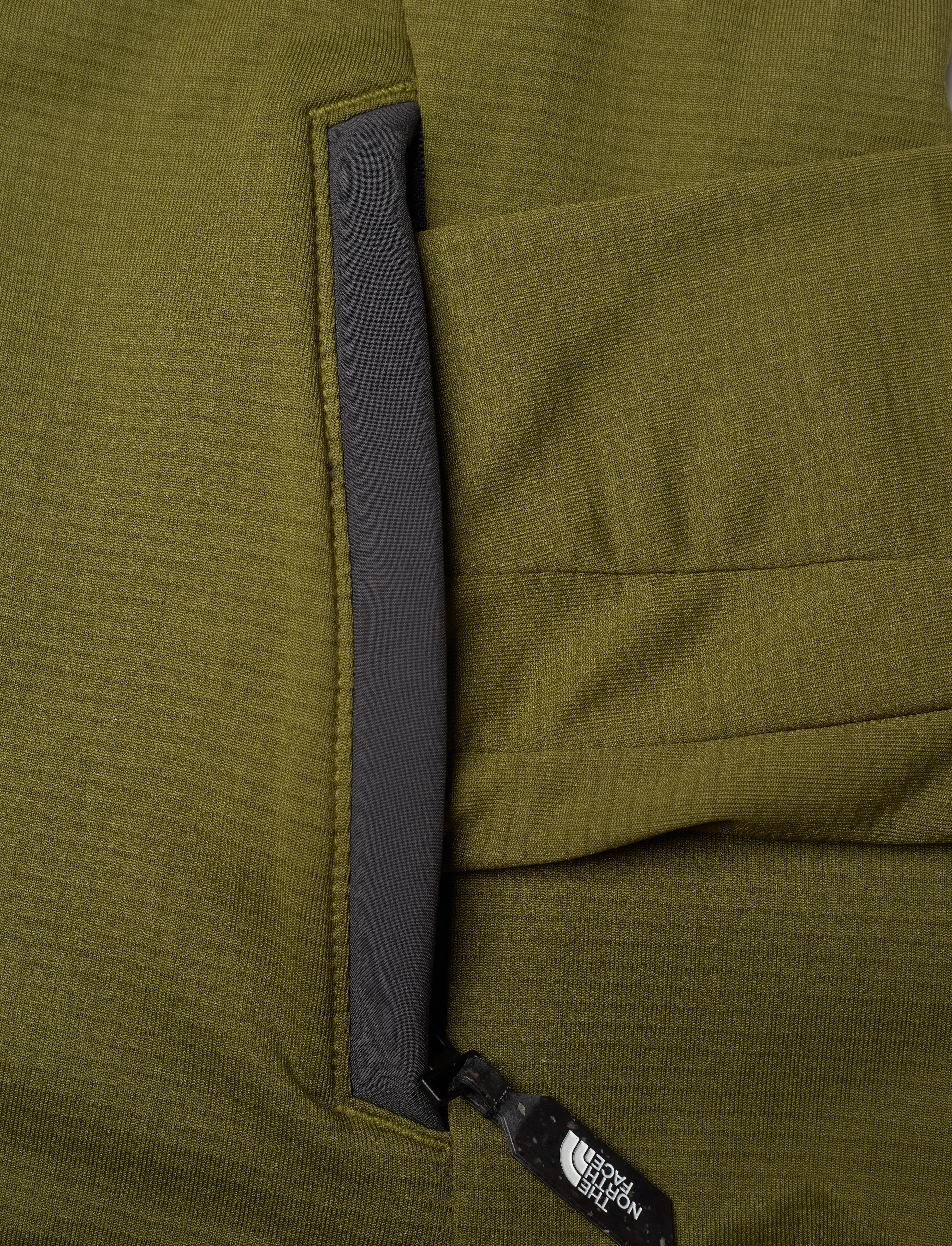 The North Face - W MIDDLE ROCK FZ FLEECE - forest olive/asphalt gr - 3