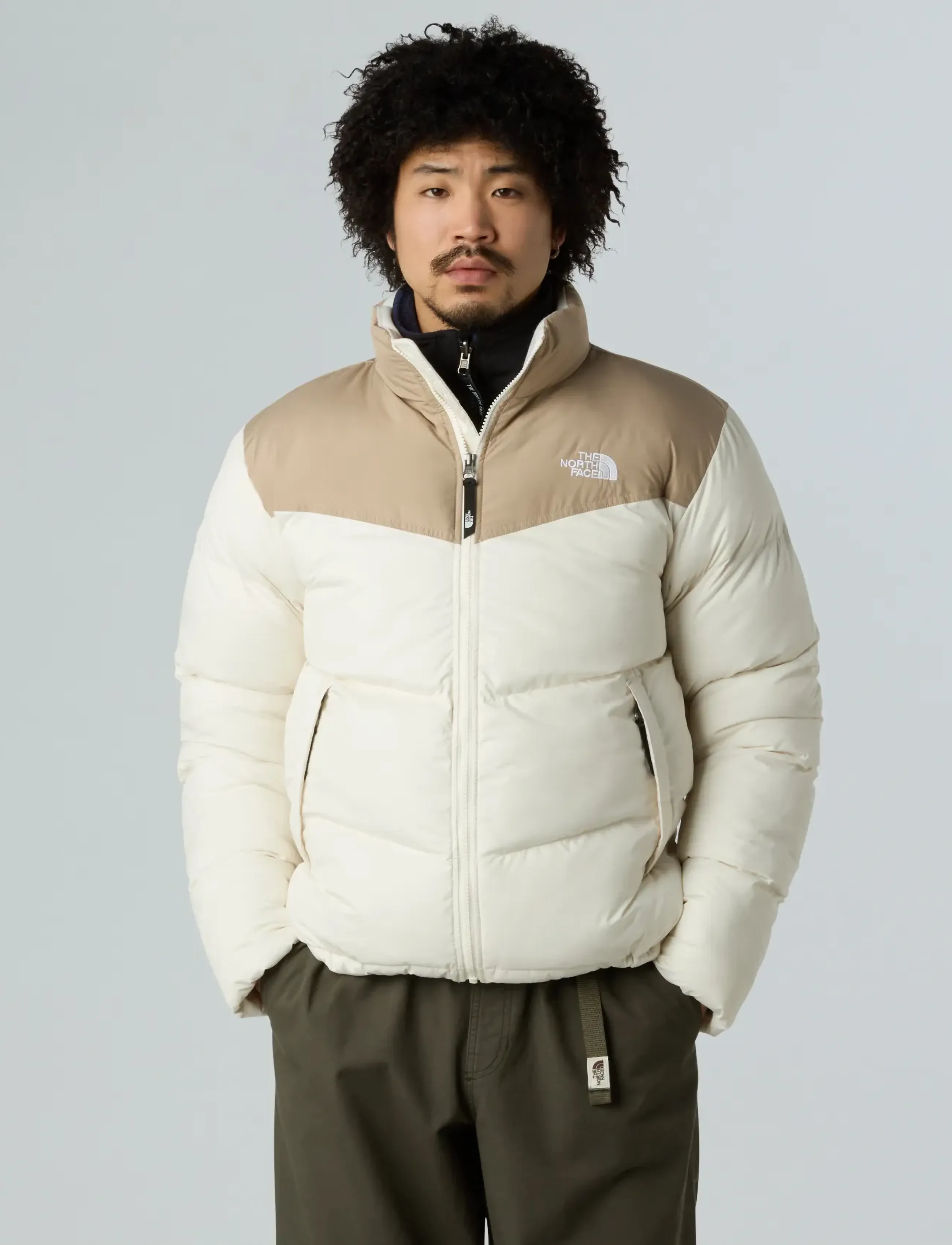 The North Face M Saikuru Jacket, L, Jackets, Creme - Padded Männerswear