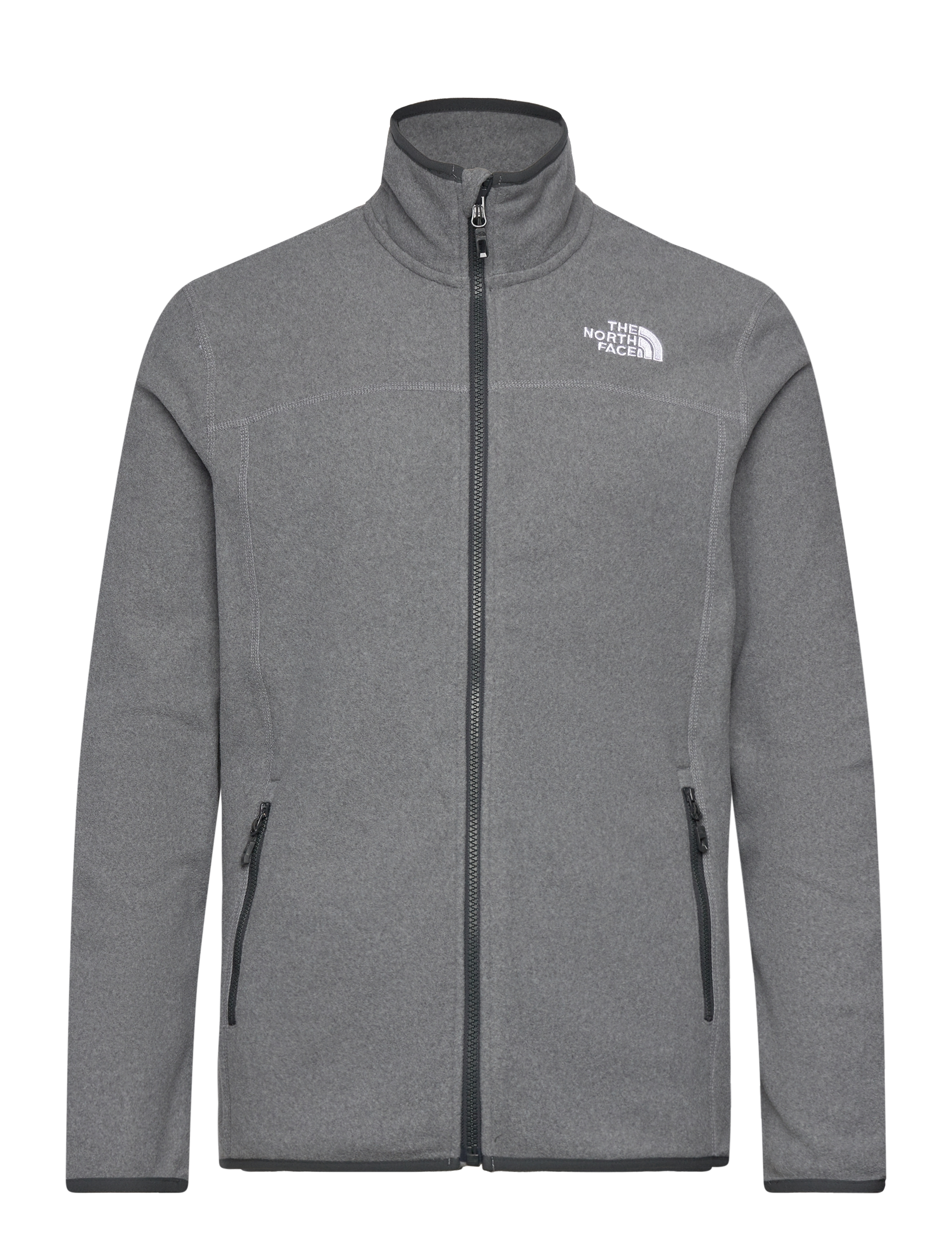 The North Face M 100 GLACIER FULL ZIP - EU - Fleece-Pullover - GREY / grey