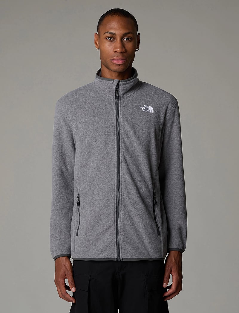 The North Face - M 100 GLACIER FULL ZIP - EU - fleece og mellemlag - grey - 0