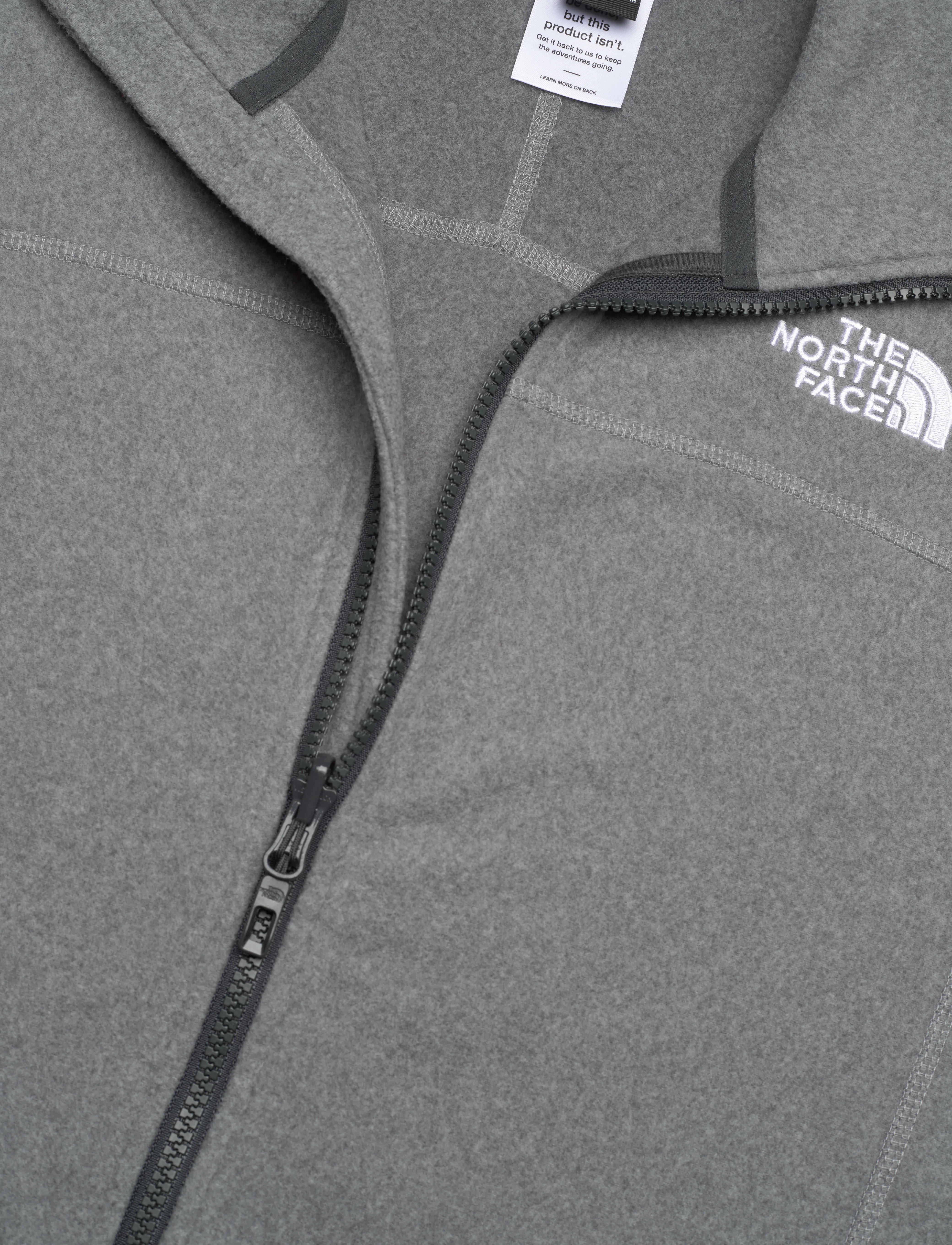 The North Face - M 100 GLACIER FULL ZIP - EU - grey - 3