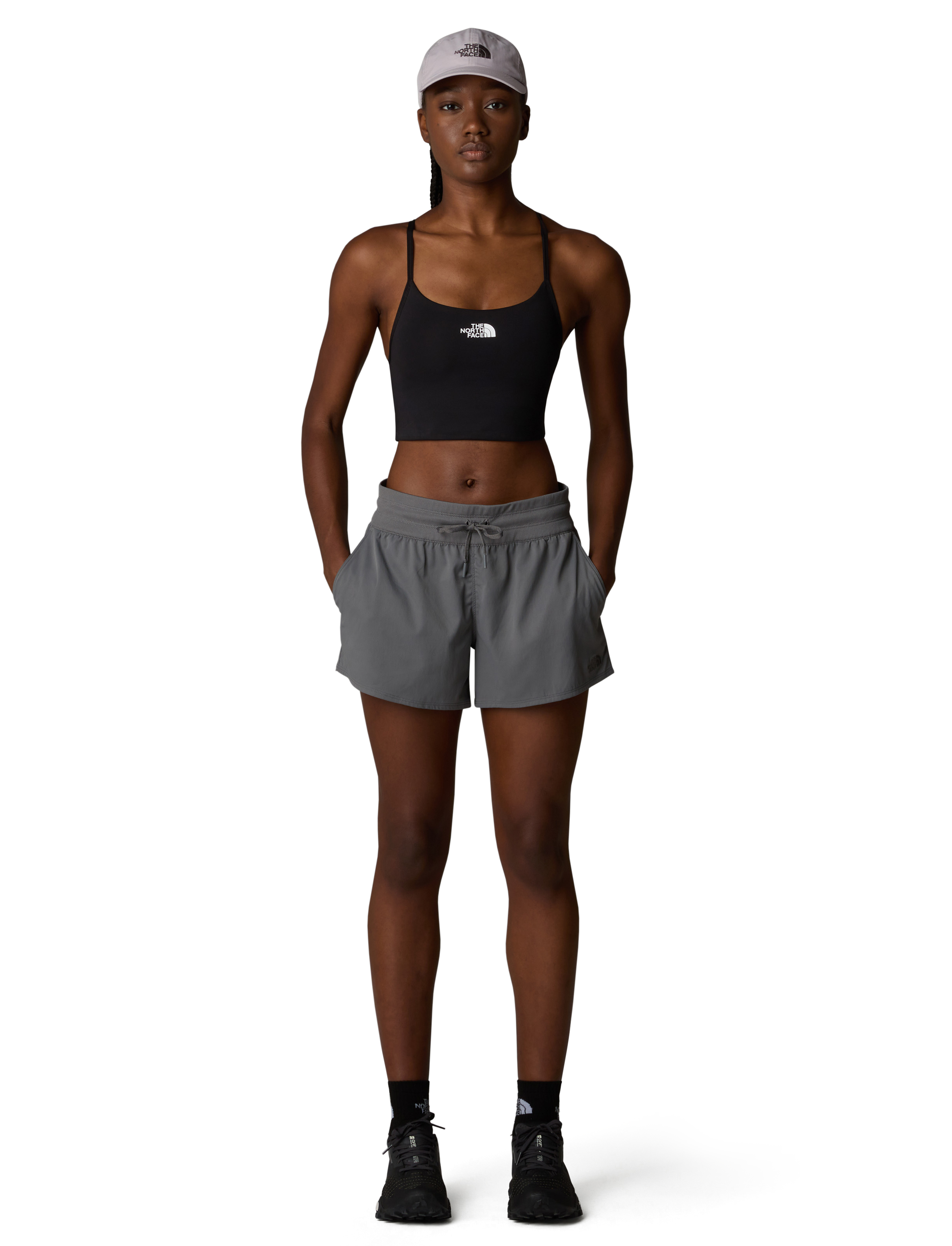 The North Face - W APHRODITE SHORT - träningsshorts - smoked pearl - 3