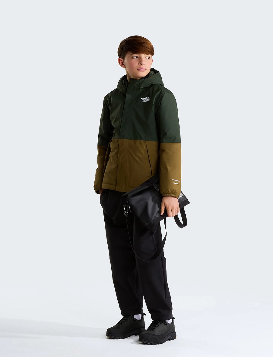 The North Face - B WARM ANTORA RAIN JACKET - tuule- ja vihmajakid - bottle green/caraway se - 3