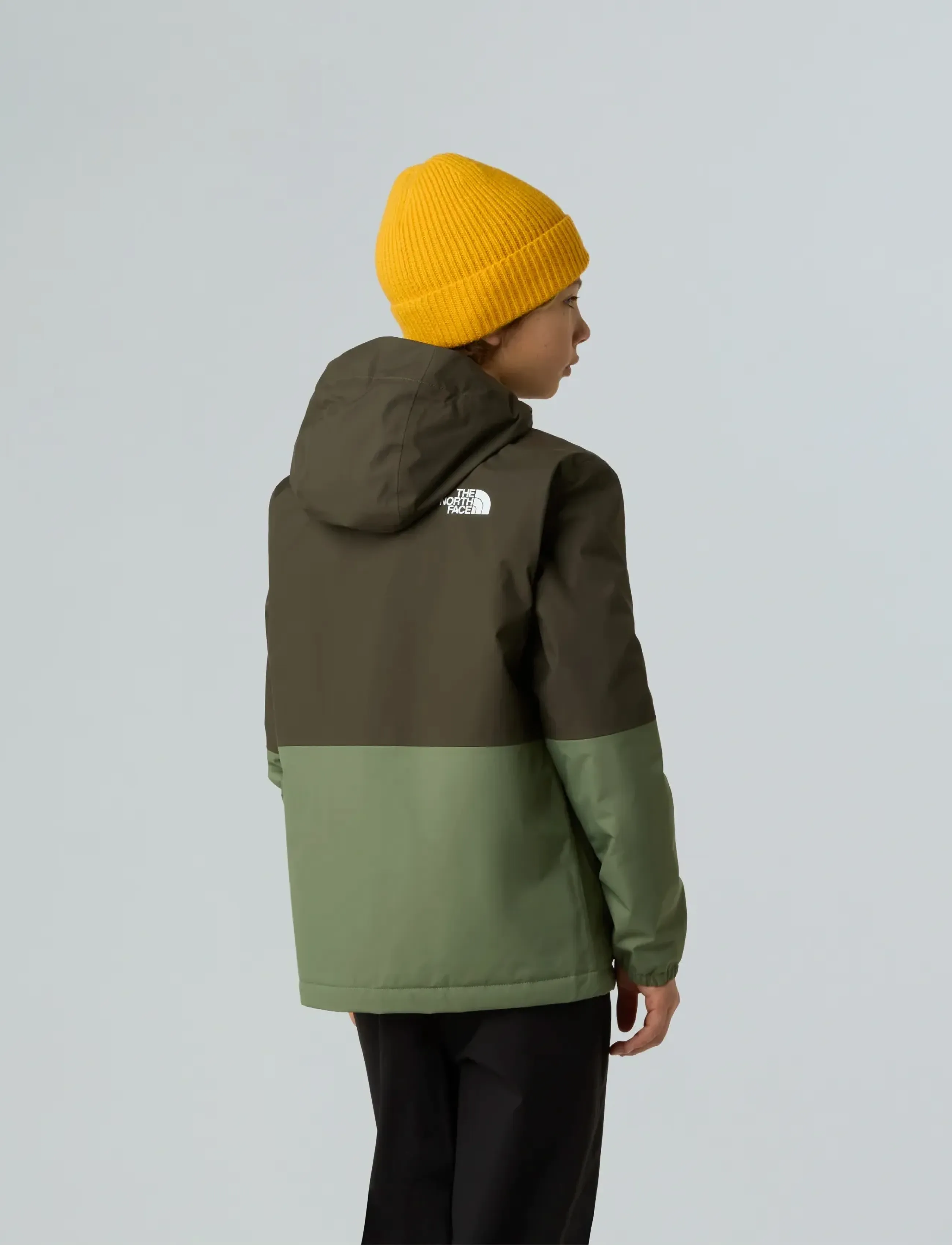 The North Face - B WARM ANTORA RAIN JACKET - new taupe green/bark mi - 4