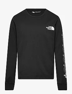 B NEW L/S GRAPHIC TEE, The North Face
