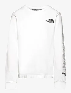 B NEW L/S GRAPHIC TEE, The North Face