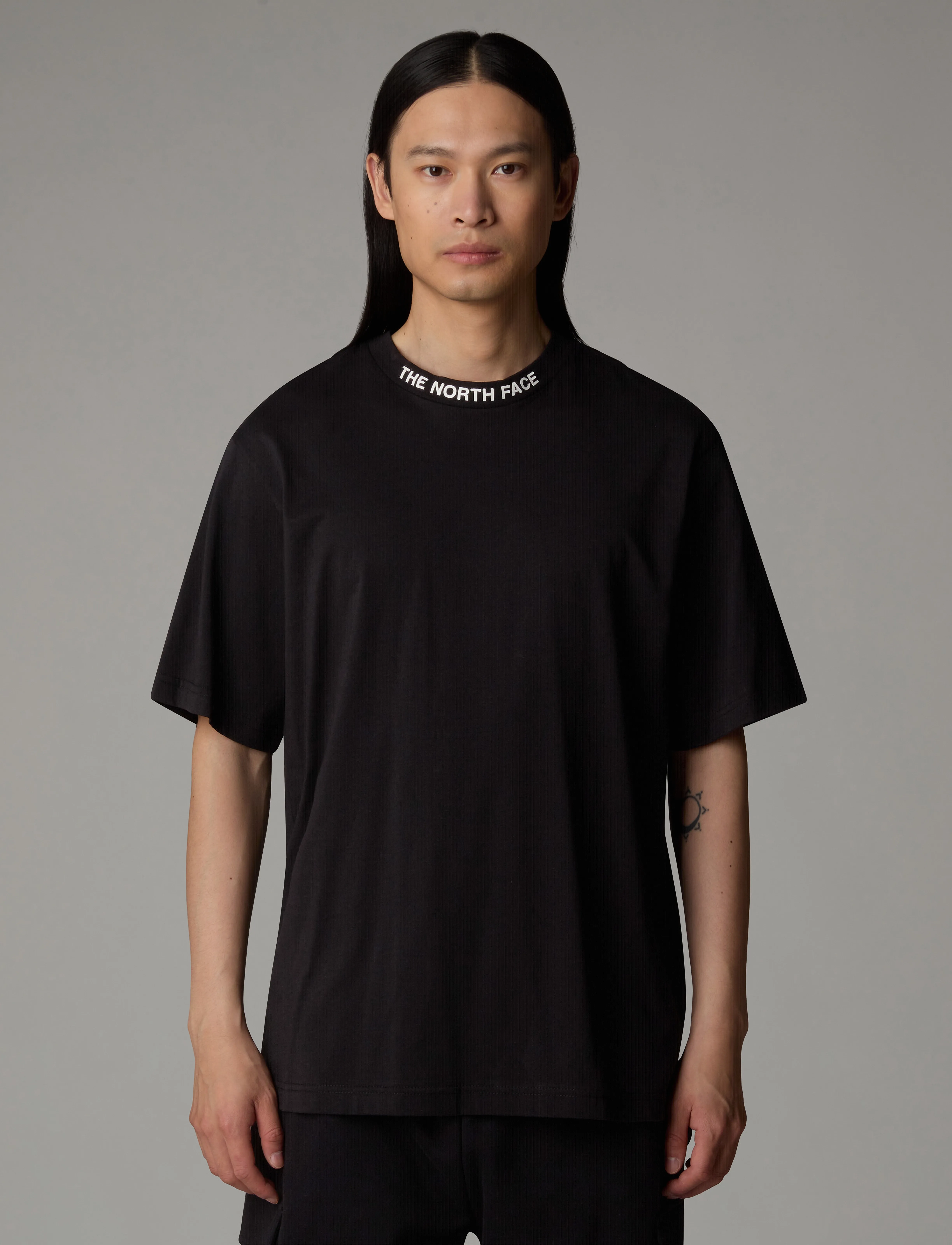 The North Face M Ss Zumu Relaxed Tee, Mænd, Afslappet Kortærmet T-shirt, Sort, Str: XS
