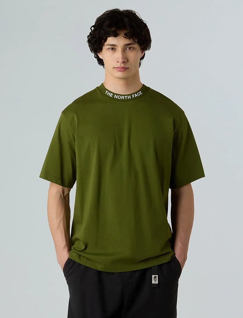 The North Face - M SS ZUMU RELAXED TEE - t-shirts - woodland green - 0