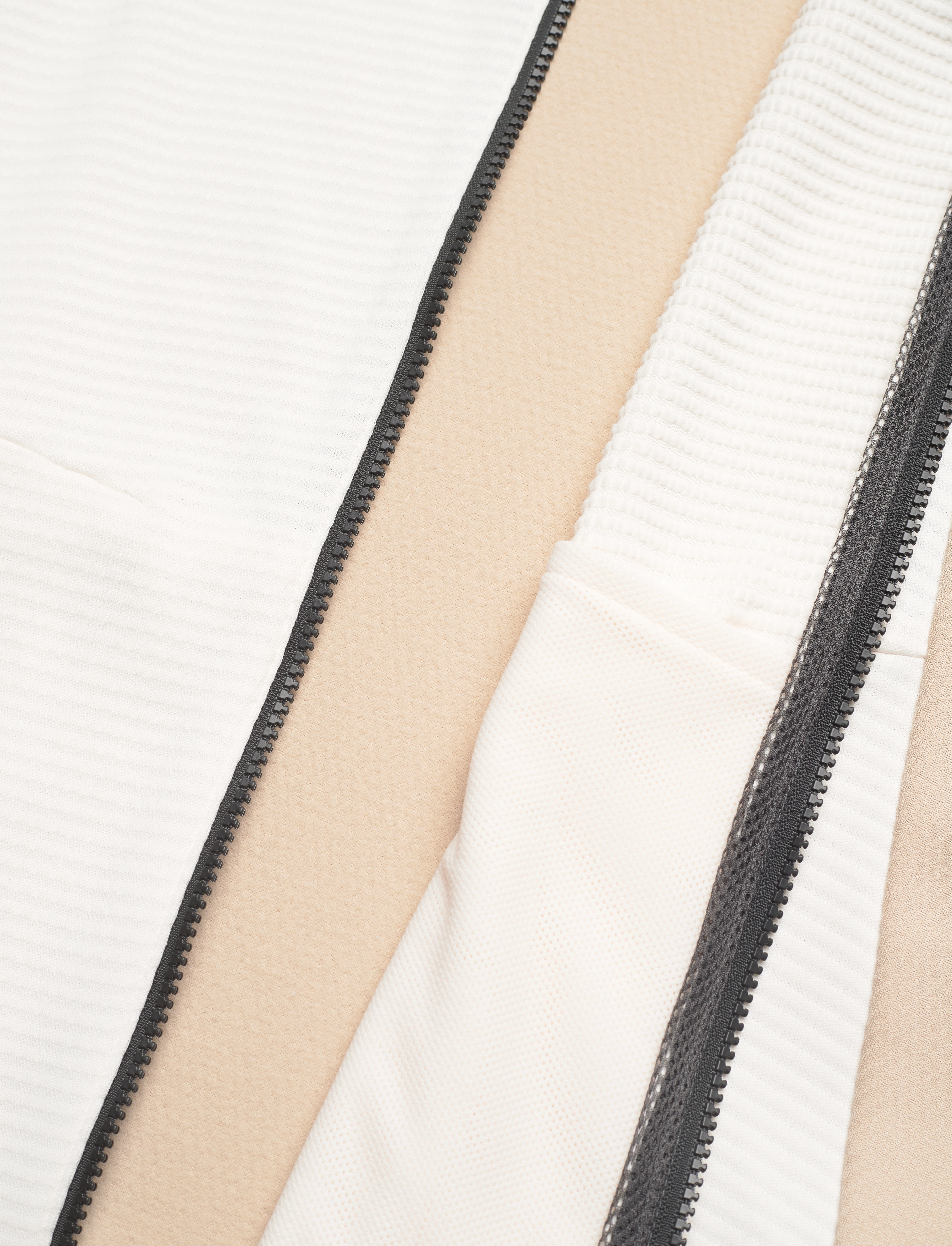 The North Face - M MA FULL ZIP FLEECE - white dune/anthracite g - 4