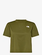 W FLEX CIRCUIT S/S TEE - FOREST OLIVE