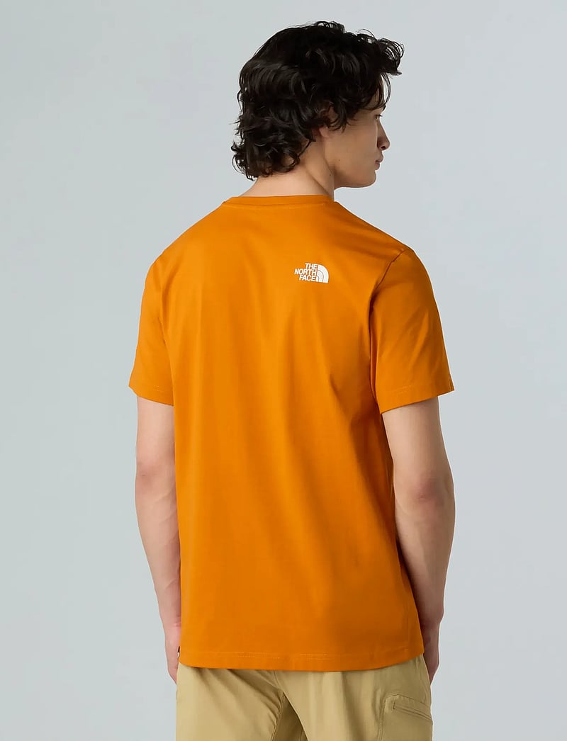 The North Face - M S/S SIMPLE DOME TEE - kortärmade t-shirts - agate orange - 4