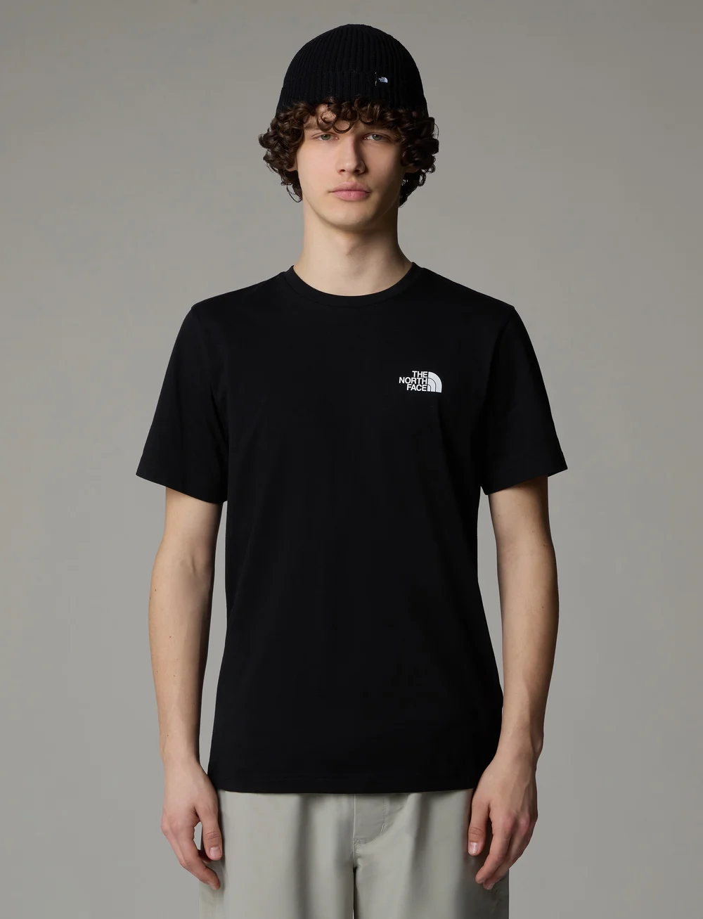 The North Face - M S/S SIMPLE DOME TEE - kortærmede t-shirts - black - 0