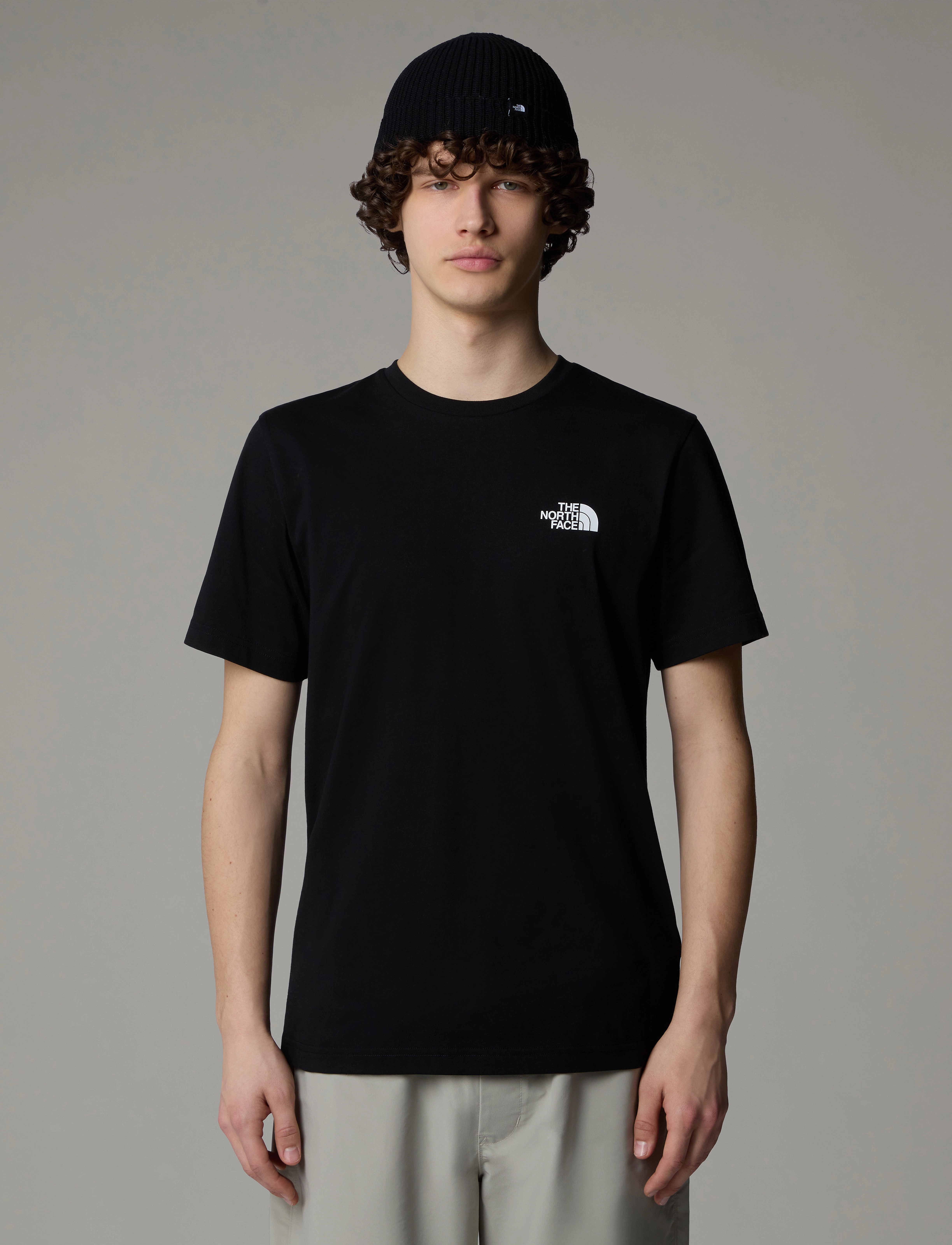 The North Face M SS SIMPLE DOME TEE - Deals - BLACK / black