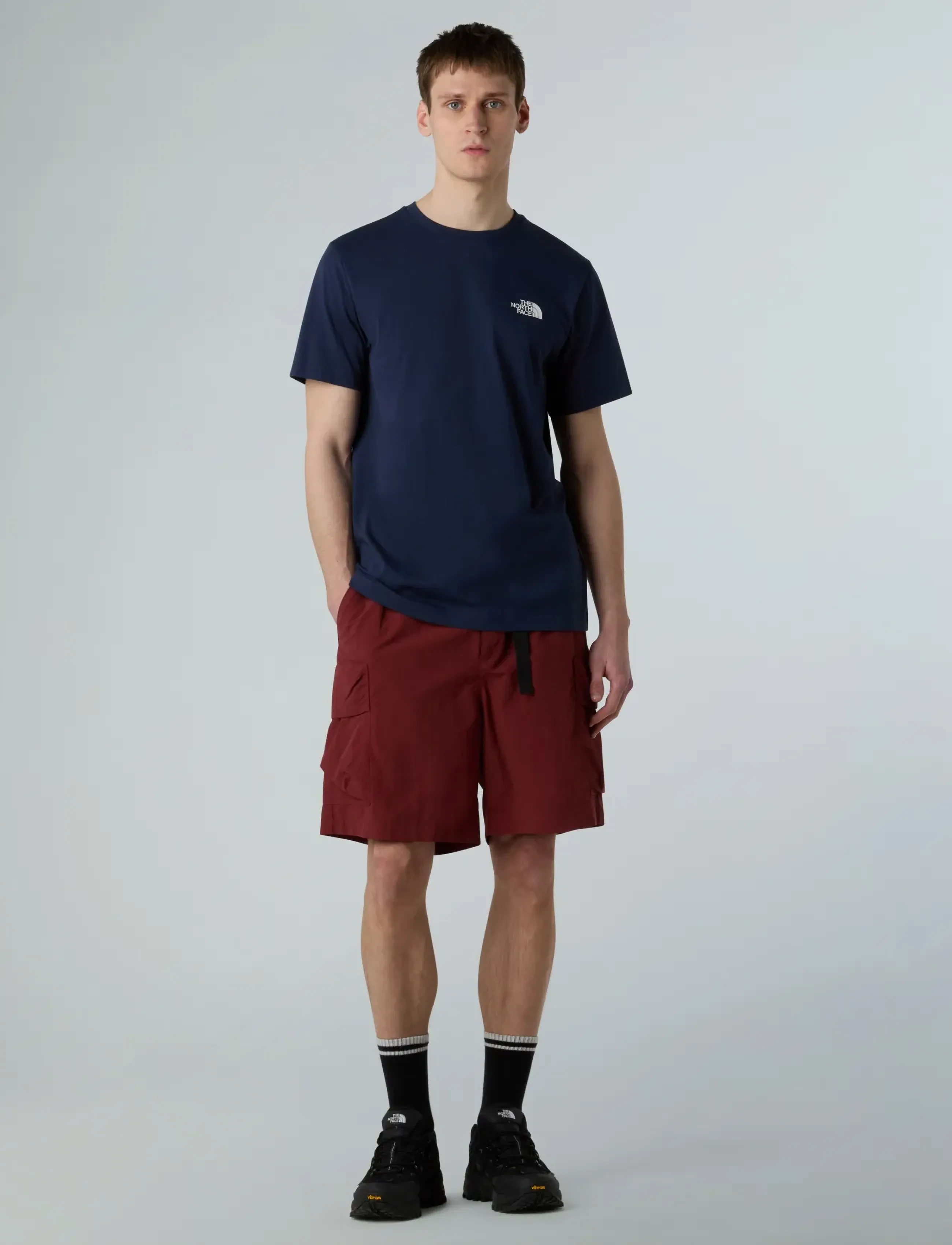 The North Face - M SS SIMPLE DOME TEE - kortærmede t-shirts - blue - 3
