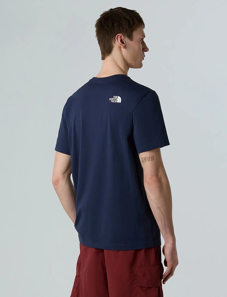The North Face - M SS SIMPLE DOME TEE - kurzärmelig - blue - 4