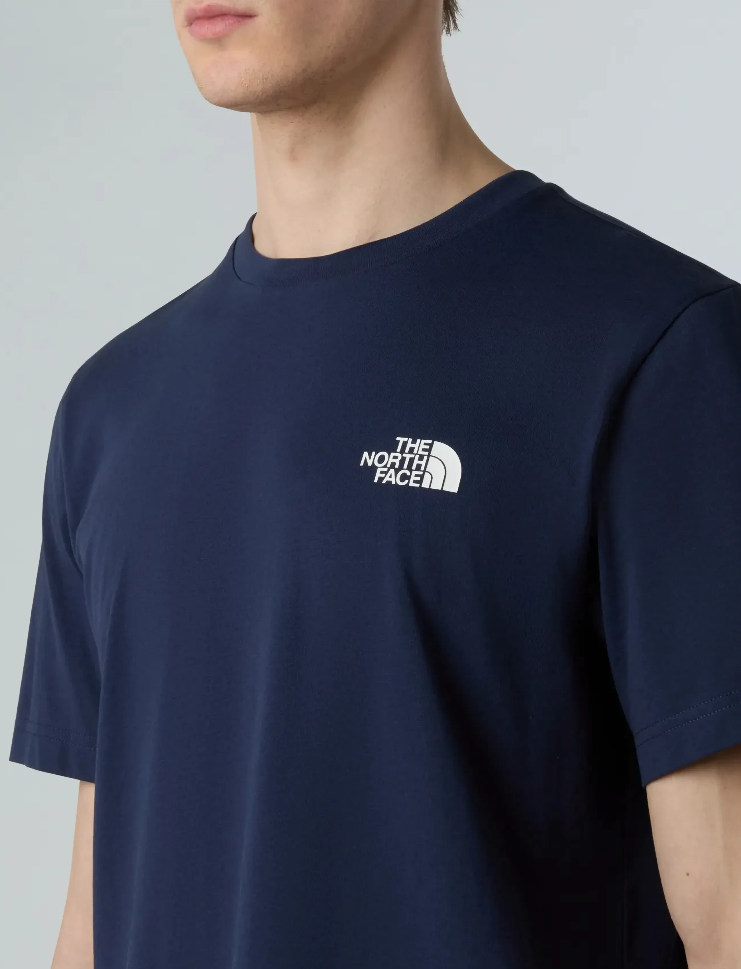 The North Face - M SS SIMPLE DOME TEE - kortærmede t-shirts - blue - 5