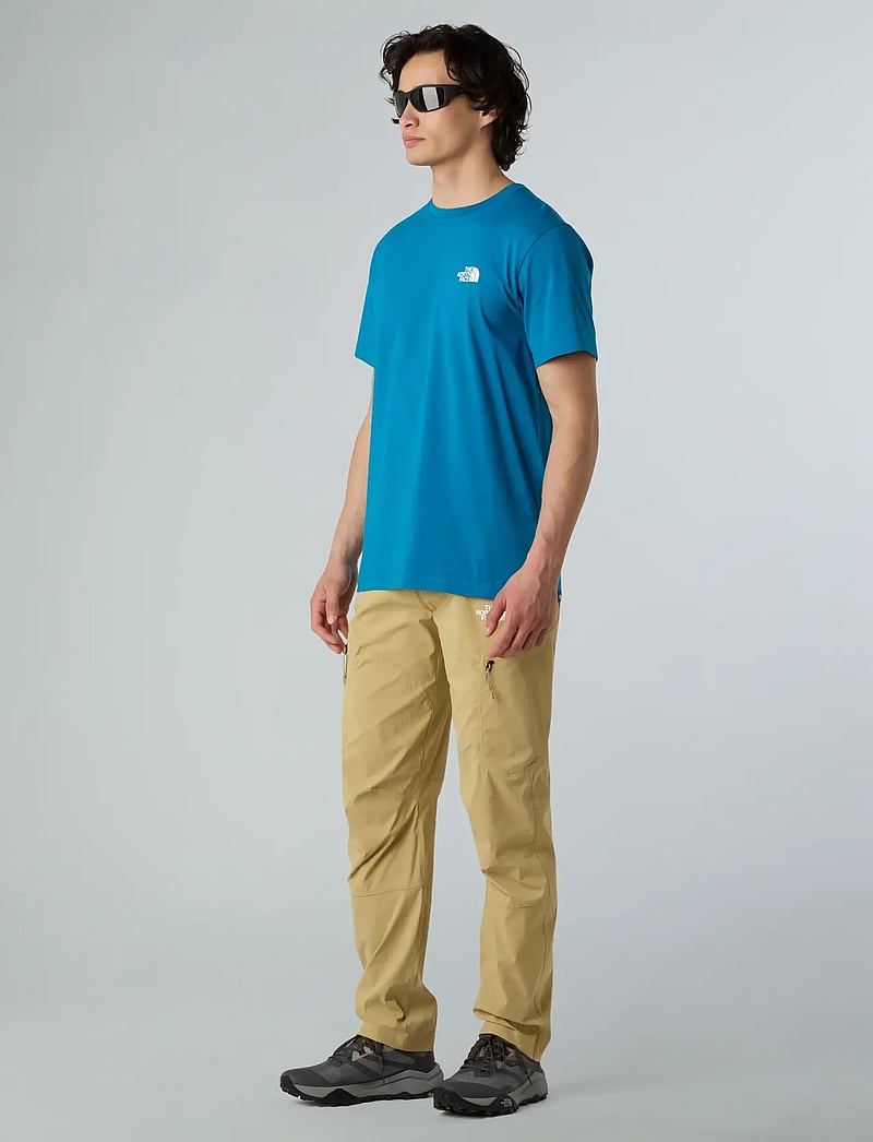 The North Face - M SS SIMPLE DOME TEE - kortærmede t-shirts - dusk blue - 3