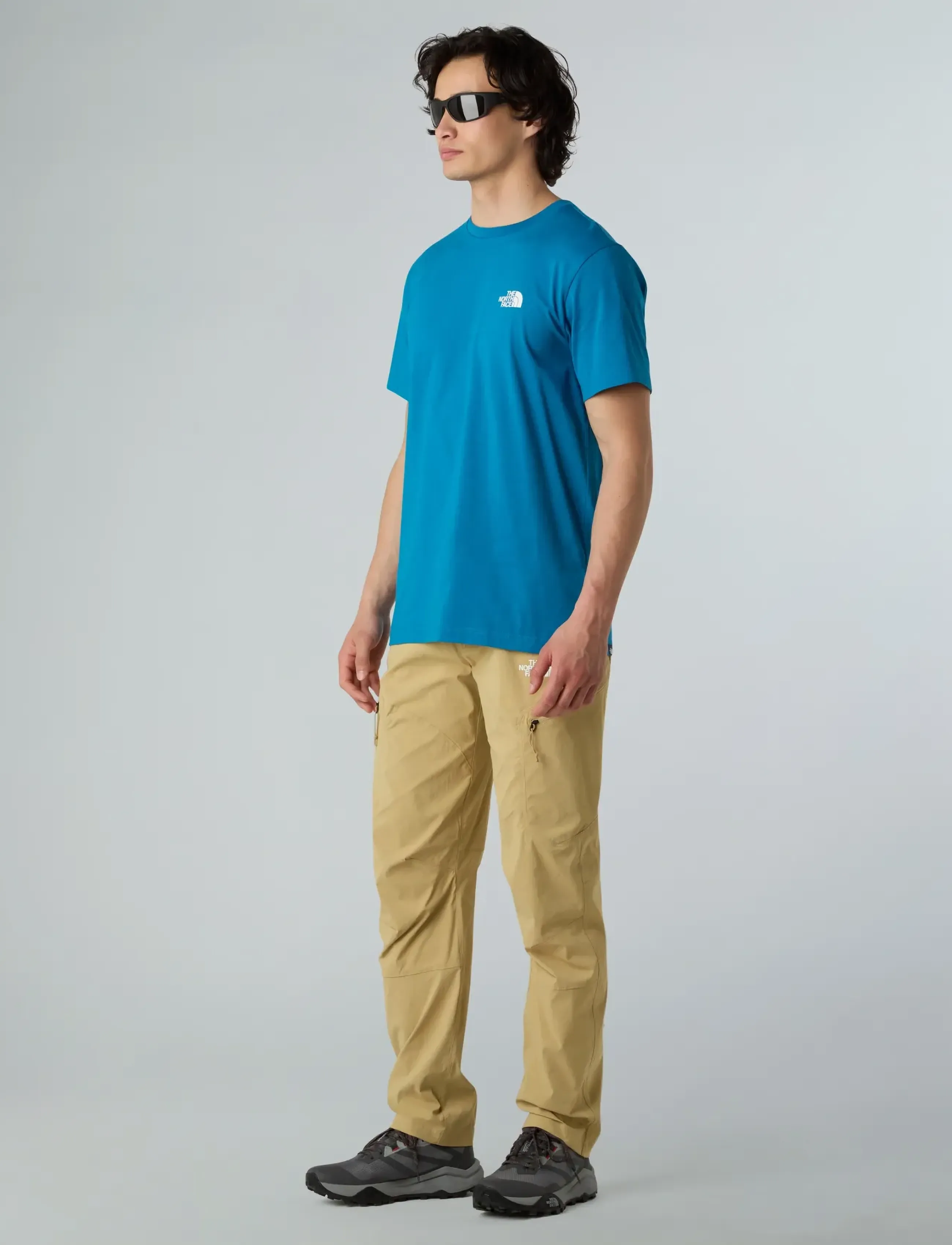 The North Face - M SS SIMPLE DOME TEE - short-sleeved t-shirts - dusk blue - 3