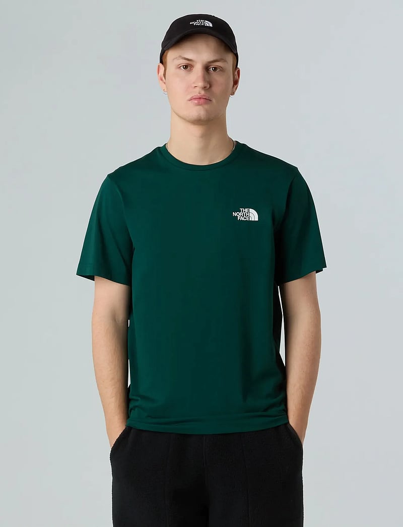 The North Face - M S/S SIMPLE DOME TEE - kortærmede t-shirts - hunter green - 0