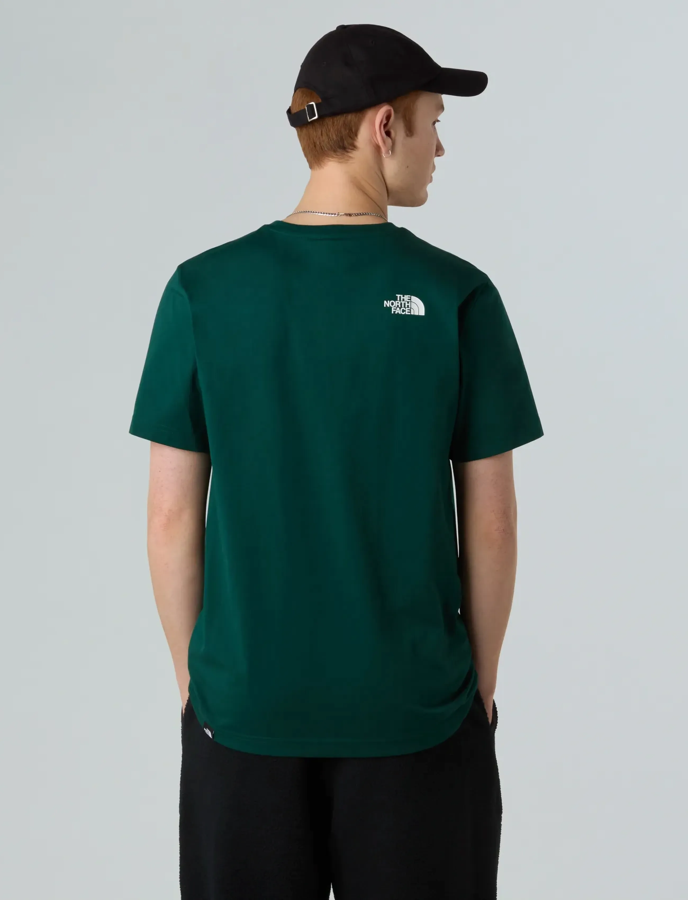 The North Face - M SS SIMPLE DOME TEE - short-sleeved t-shirts - hunter green - 4
