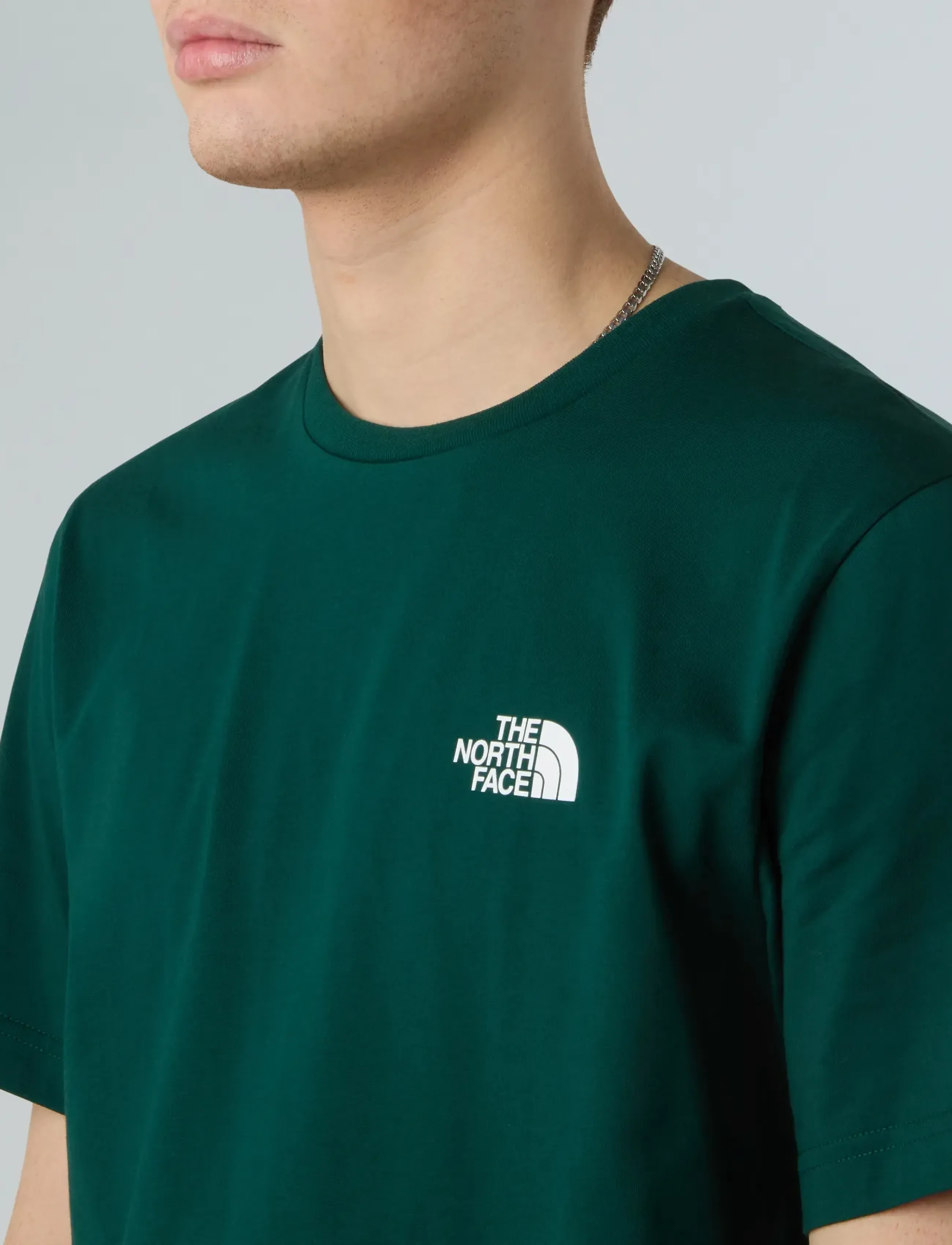 The North Face - M SS SIMPLE DOME TEE - short-sleeved t-shirts - hunter green - 5