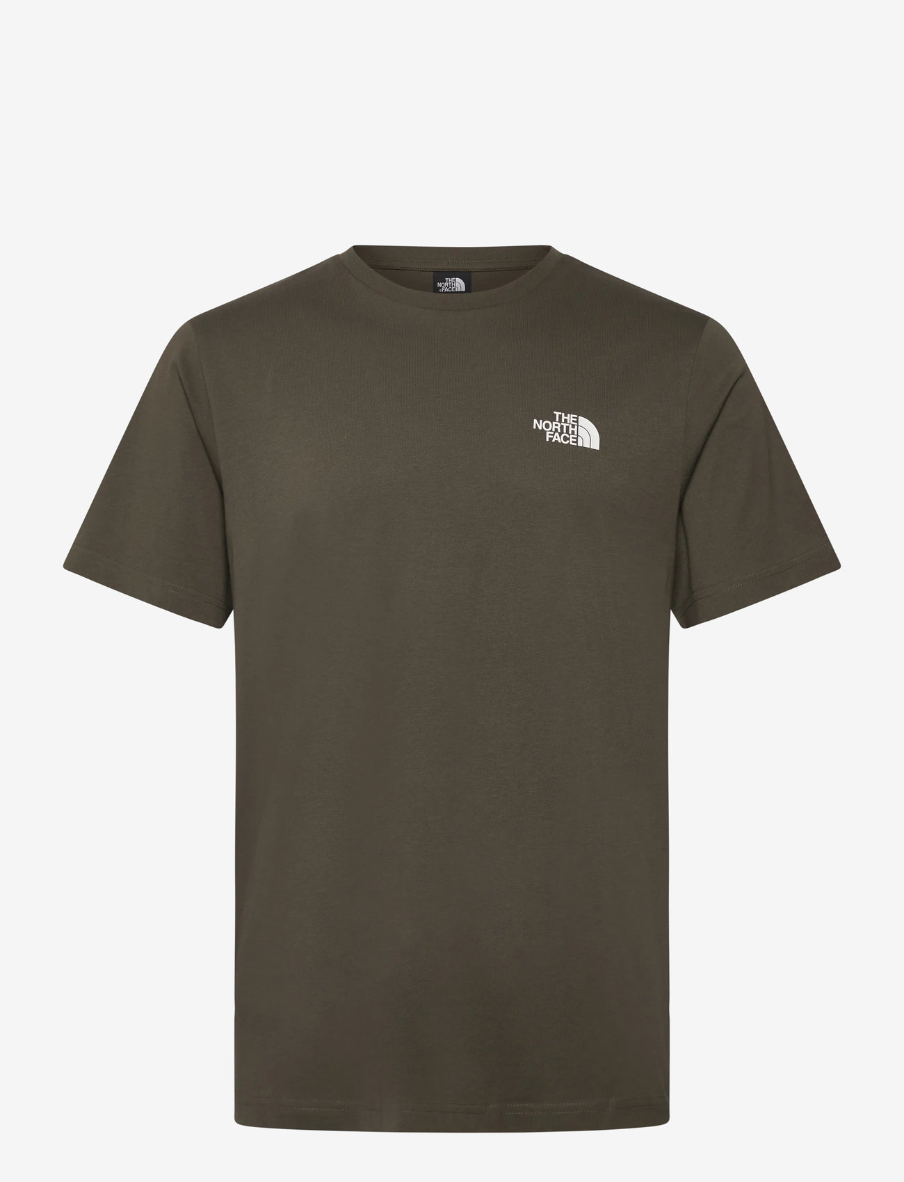 The North Face - M S/S SIMPLE DOME TEE - kortærmede t-shirts - new taupe green - 1