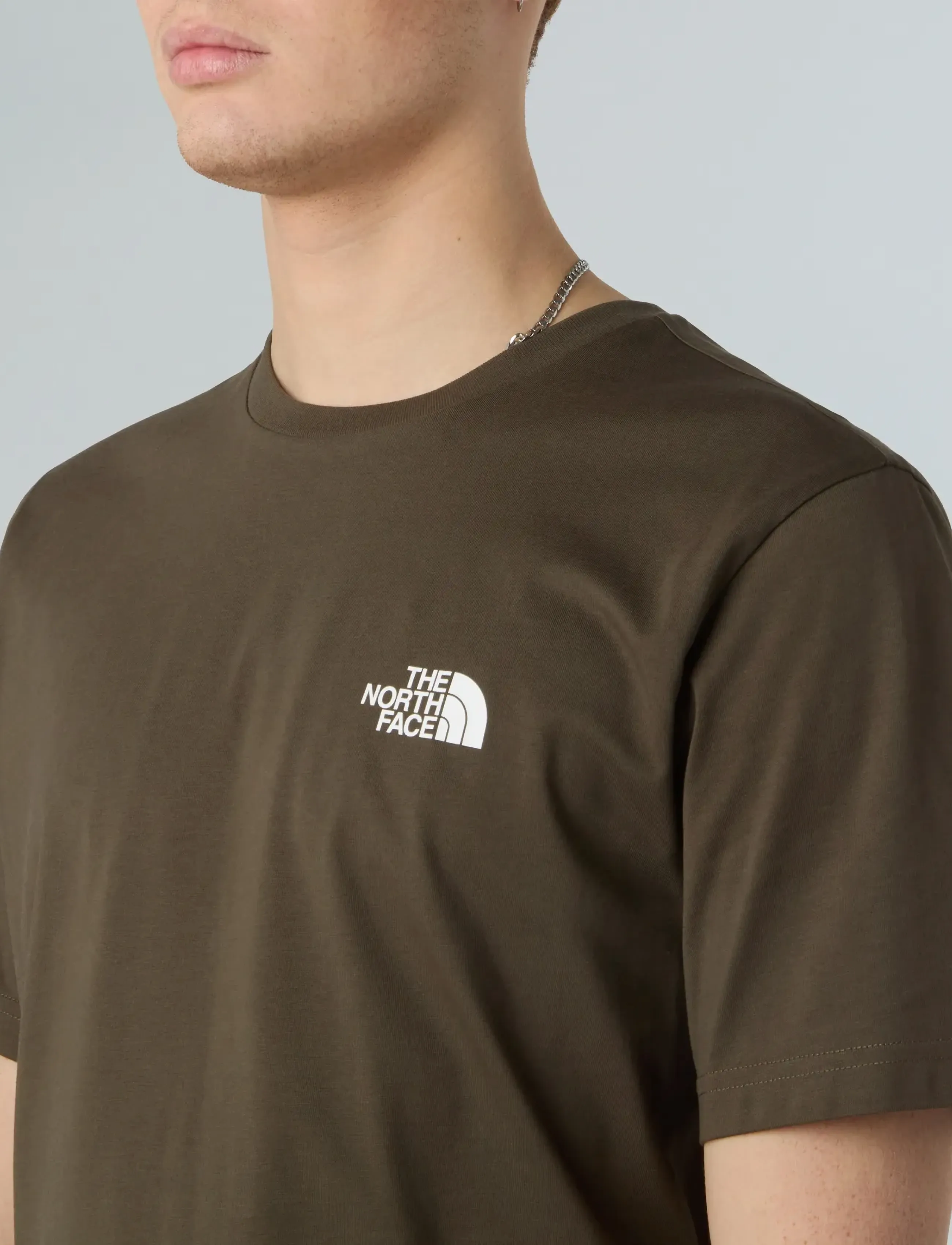 The North Face - M SS SIMPLE DOME TEE - kortärmade t-shirts - new taupe green - 5