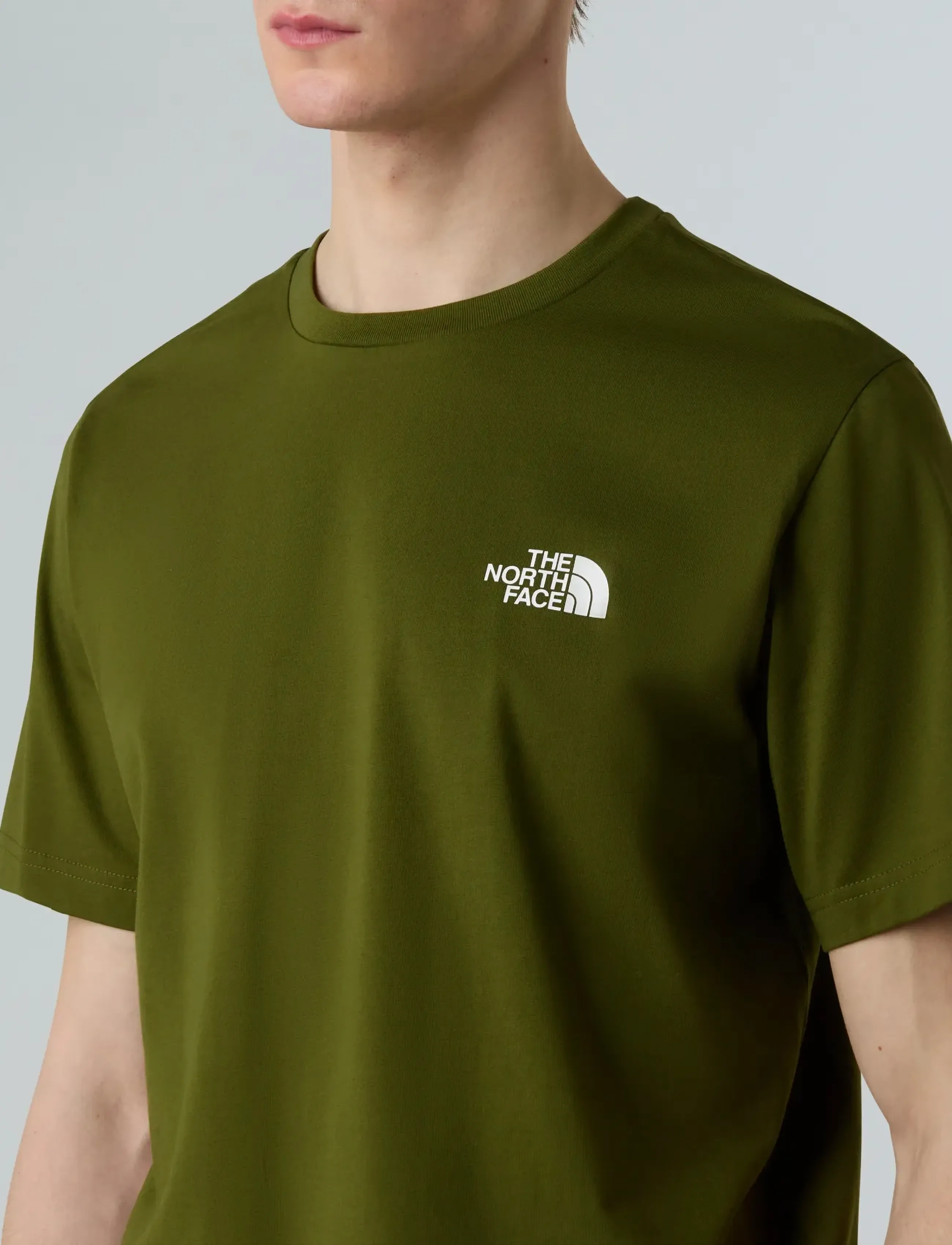 The North Face - M SS SIMPLE DOME TEE - short-sleeved t-shirts - woodland green - 5
