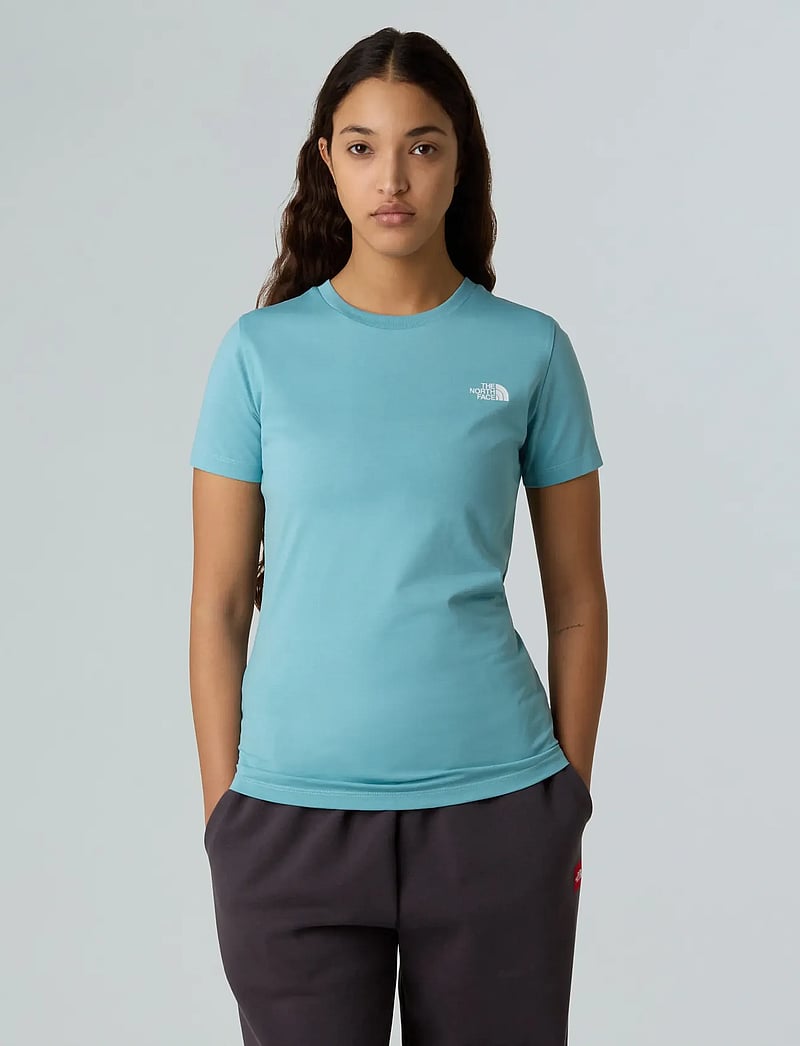 The North Face - W SS SD SLIM TEE - t-shirts - blue eclipse - 0