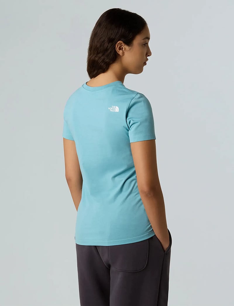 The North Face - W SS SD SLIM TEE - t-shirts - blue eclipse - 4