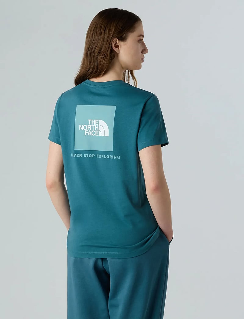 The North Face - W SS BOX NSE RELAXED TEE - t-shirts - space/blue eclipse - 0