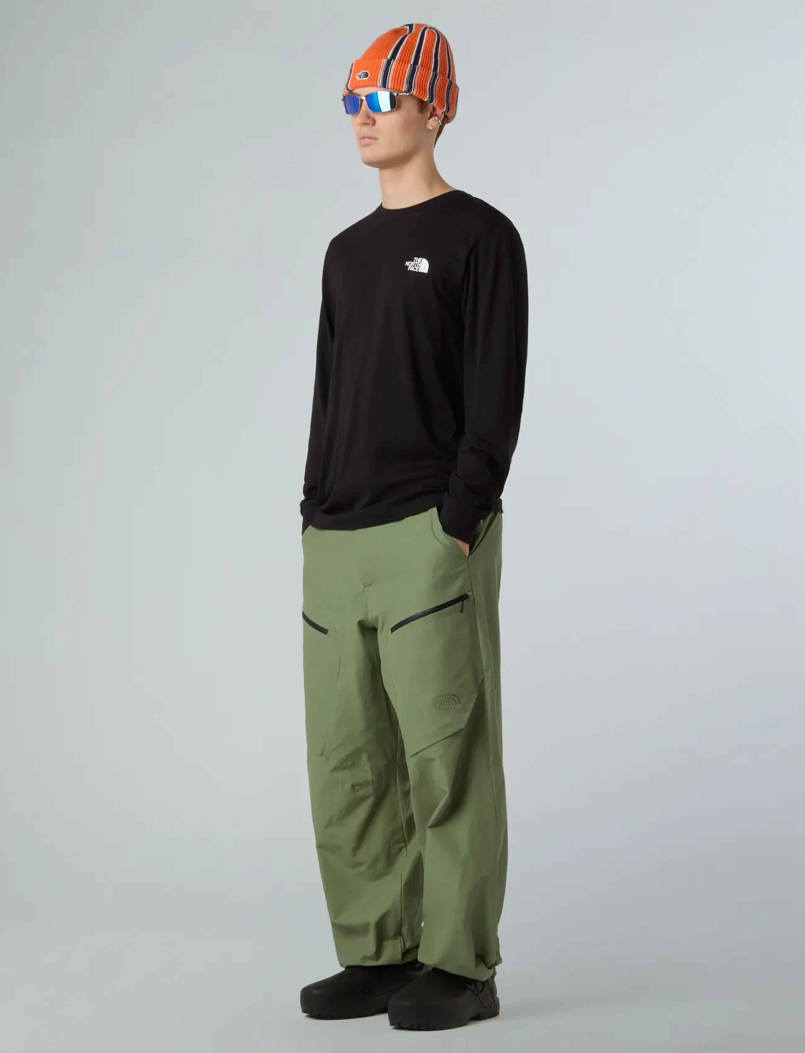 The North Face - M L/S BOX NSE TEE - black - 3