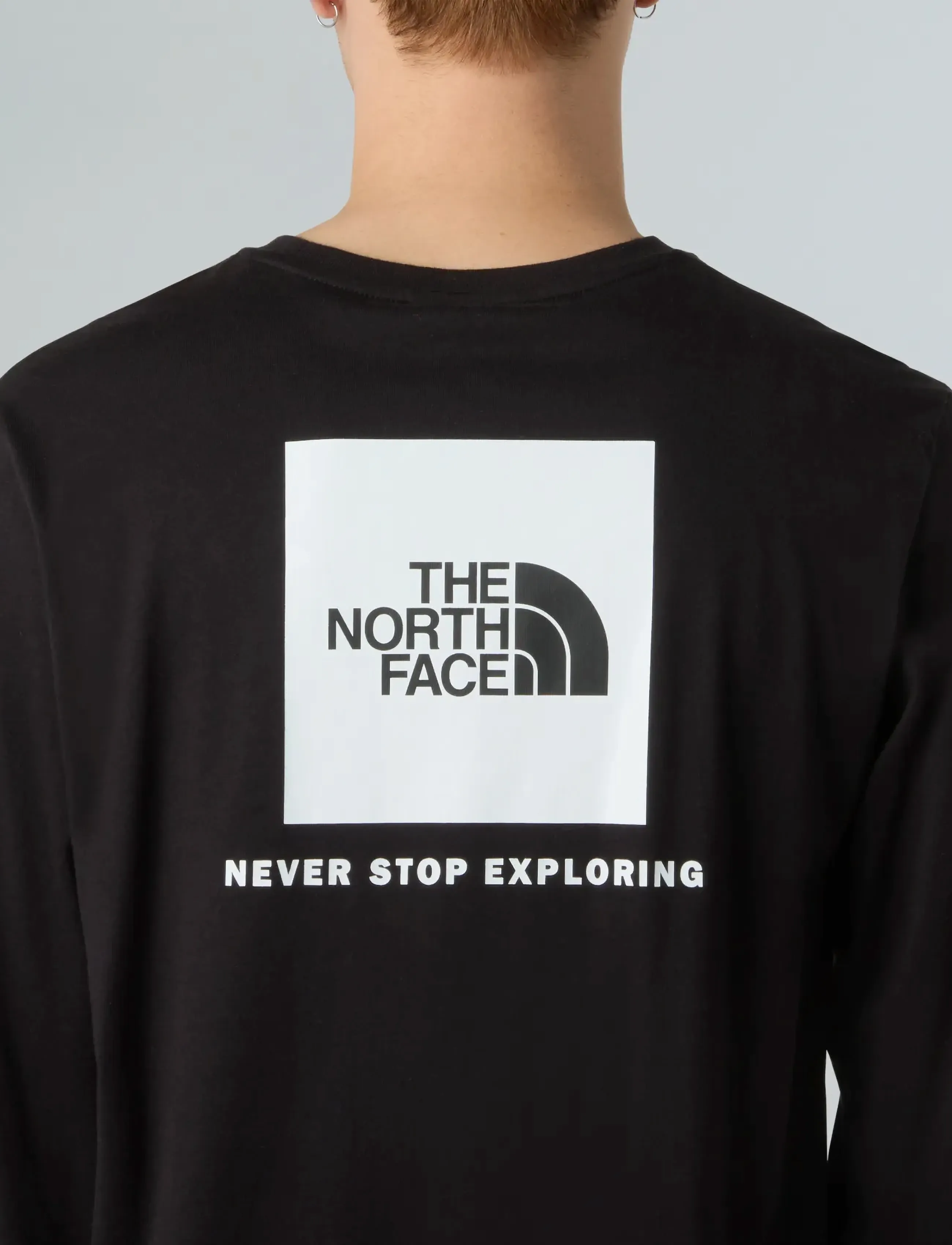 The North Face - M L/S BOX NSE TEE - black - 5