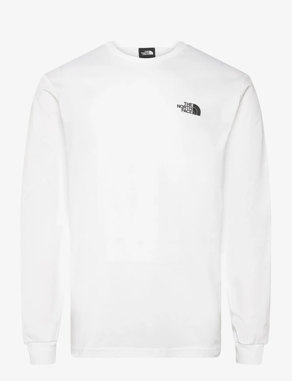 The North Face - M L/S BOX NSE TEE - pikkade varrukatega alussärgid - white - 0