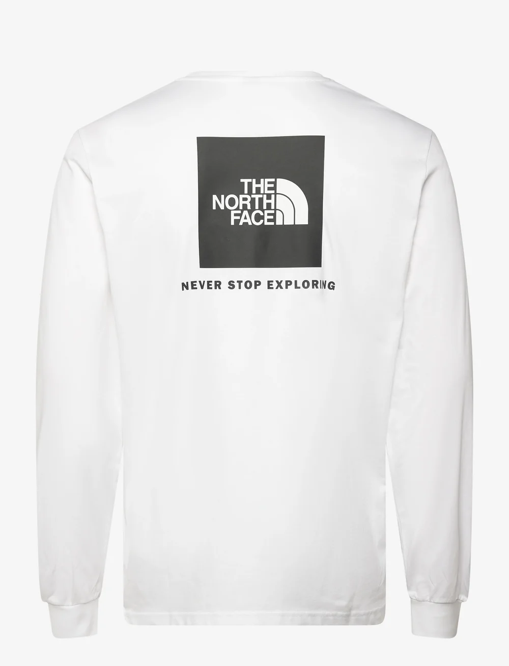 The North Face - M L/S BOX NSE TEE - pikkade varrukatega alussärgid - white - 1