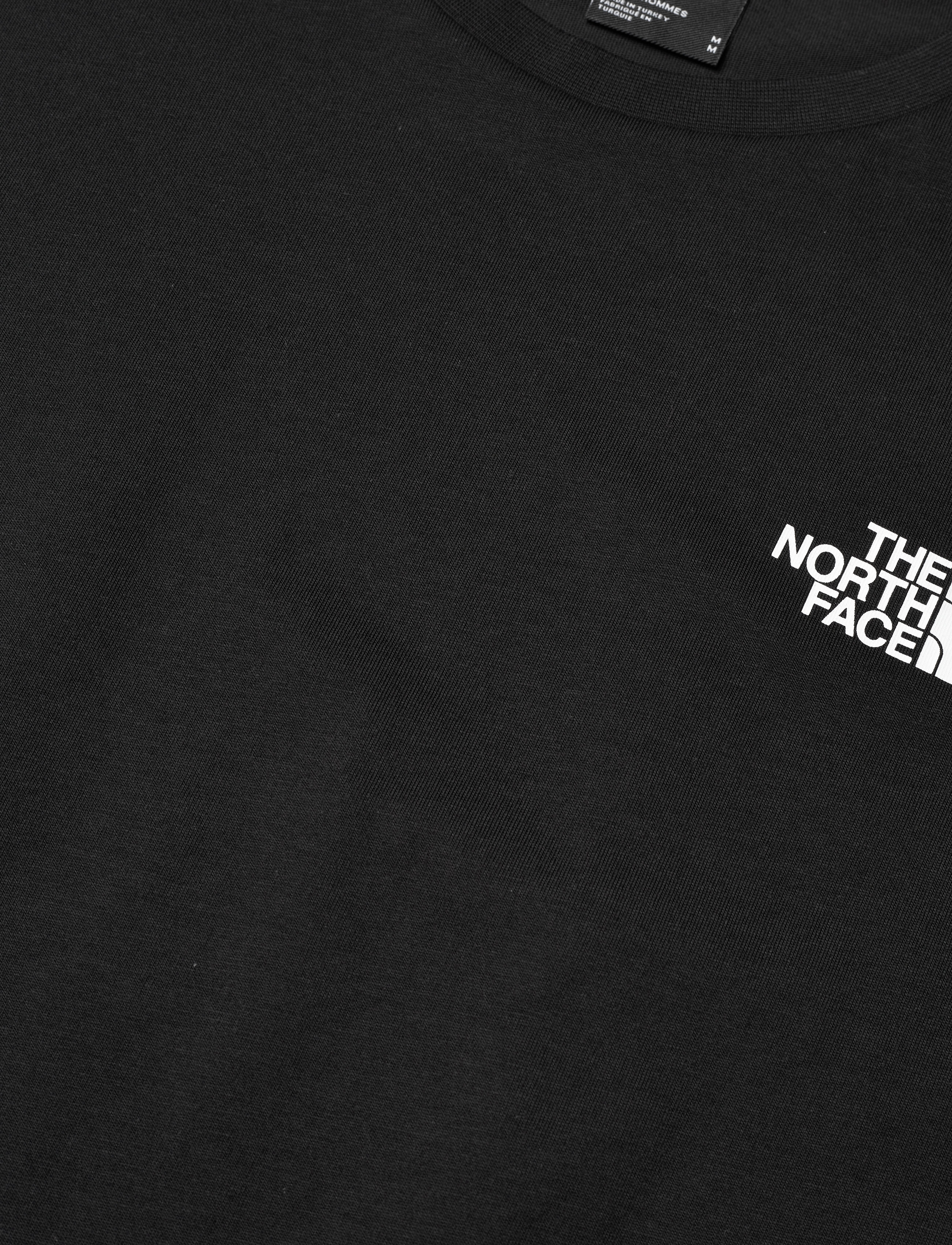 The North Face - M SS BOX NSE TEE - short-sleeved t-shirts - black - 3