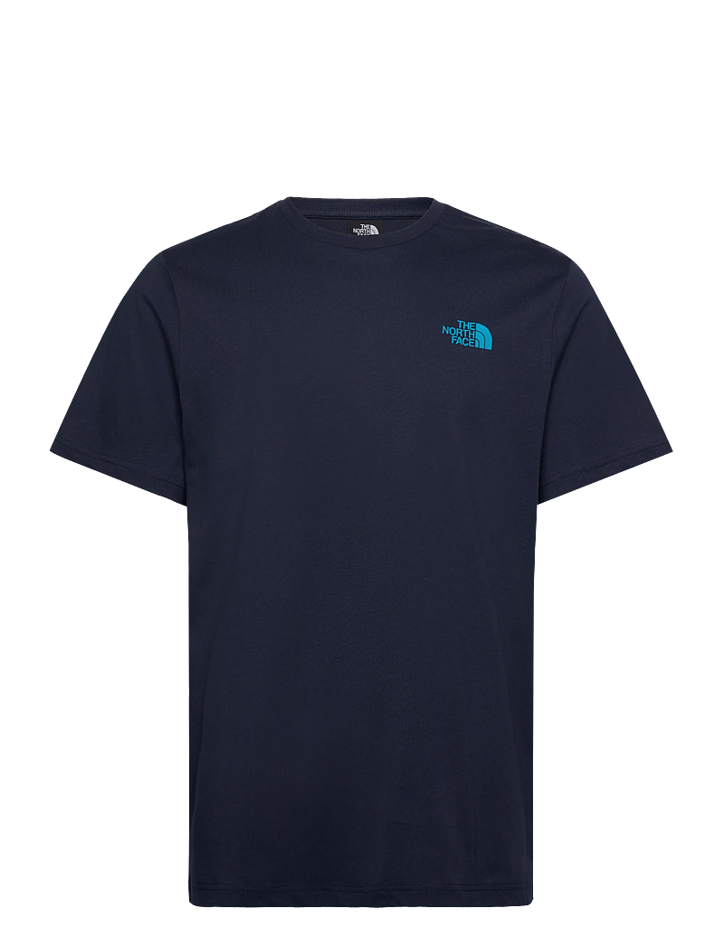 The North Face - M SS BOX NSE TEE - t-shirts - summit navy/tnf white - 0