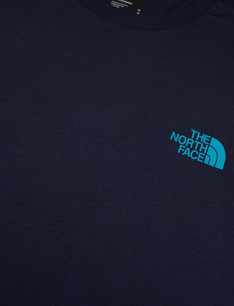 The North Face - M SS BOX NSE TEE - t-shirts - summit navy/tnf white - 2