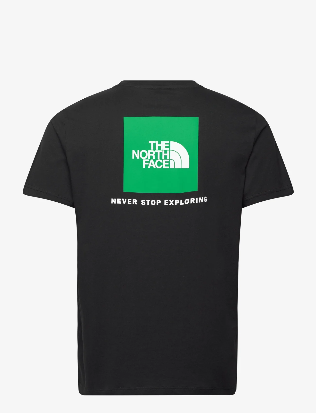 The North Face - M S/S REDBOX TEE - topit & t-paidat - tnf black/optic emerald - 1