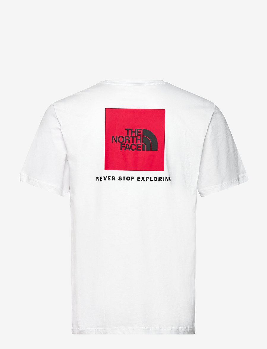 The North Face - M SS BOX NSE TEE - t-shirts - white - 2