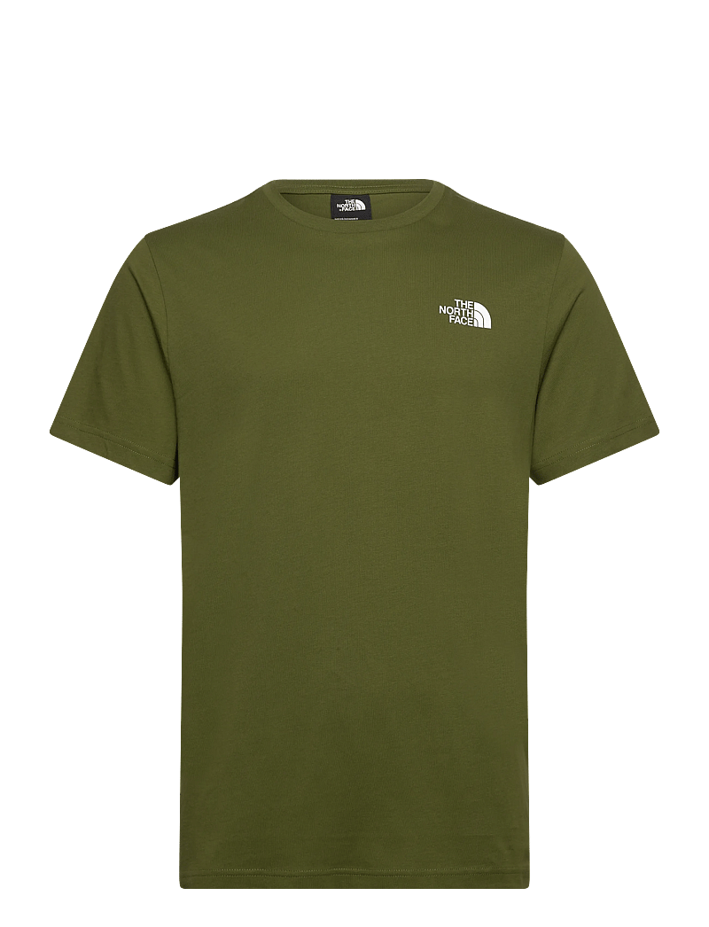 The North Face - M S/S REDBOX TEE - t-shirts - woodland green/tnf blac - 1