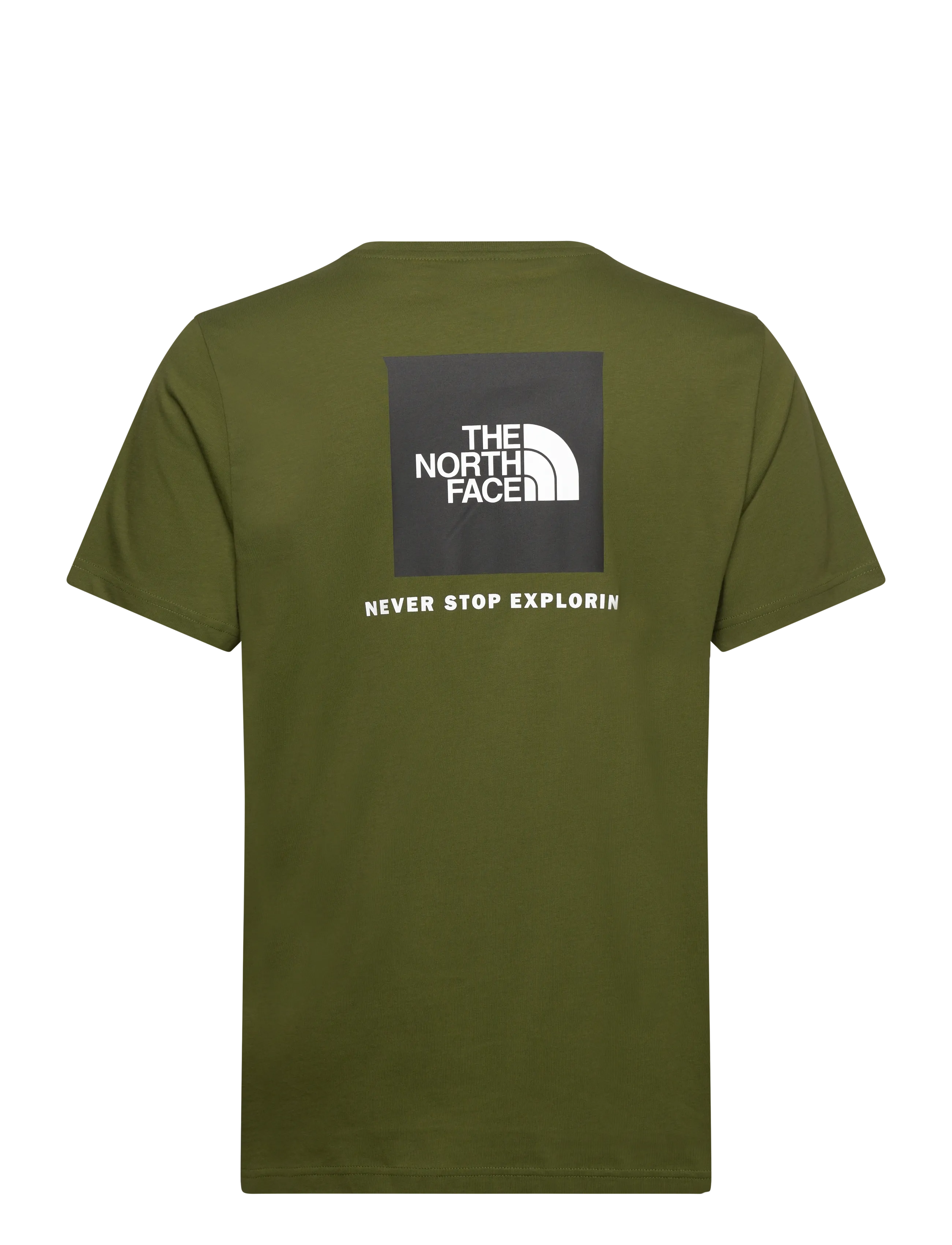 The North Face - M SS BOX NSE TEE - oberteile & t-shirts - woodland green/tnf blac - 2