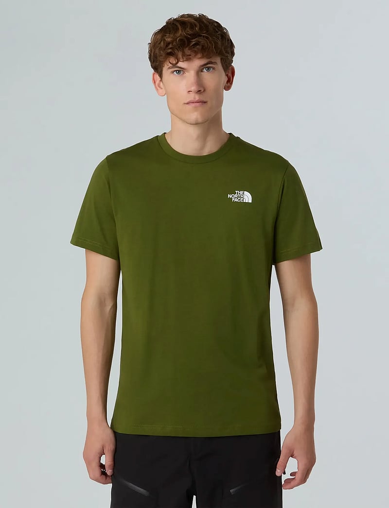 The North Face - M S/S REDBOX TEE - t-shirts - woodland green/tnf blac - 3