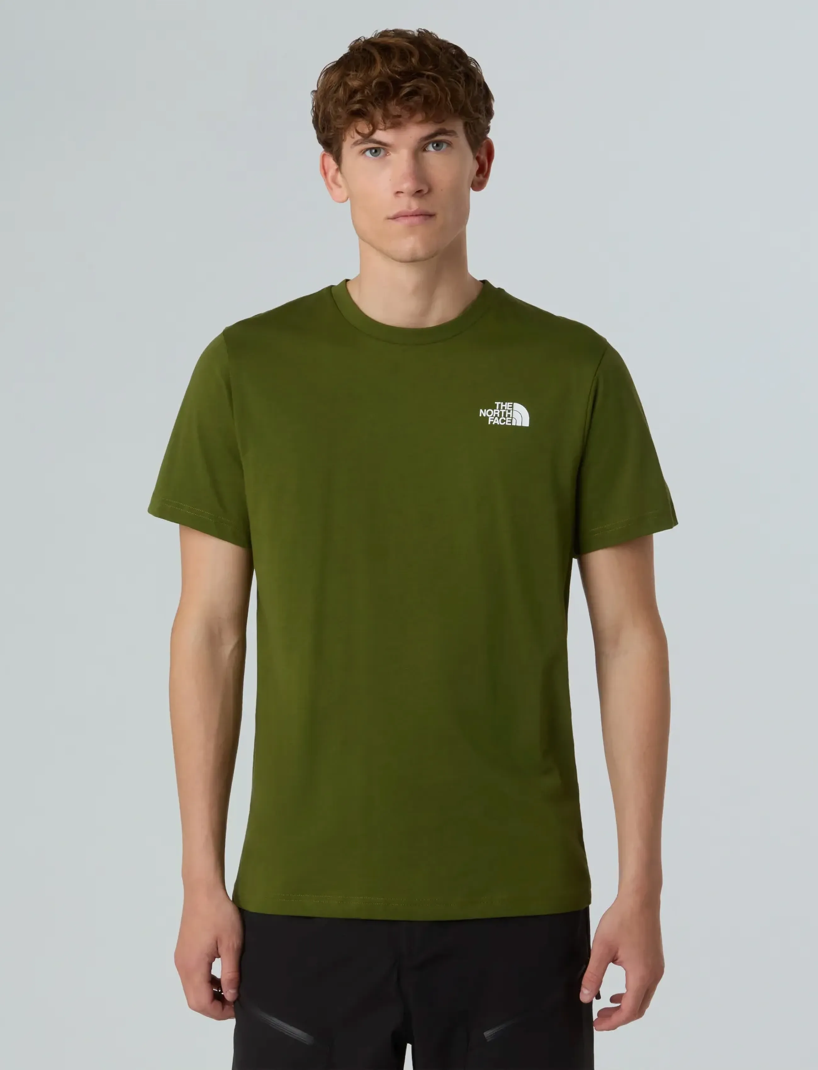 The North Face - M SS BOX NSE TEE - oberteile & t-shirts - woodland green/tnf blac - 3